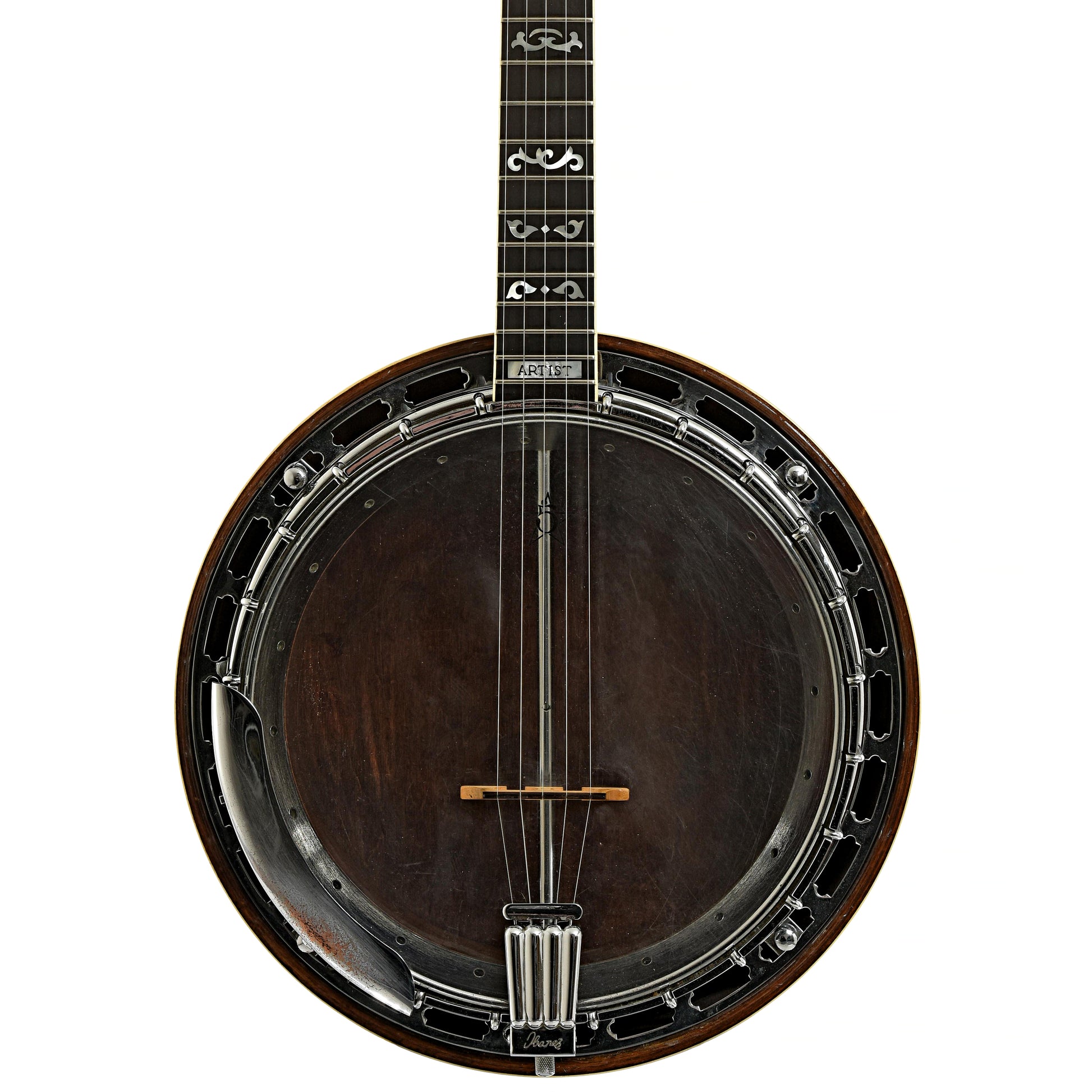 Front of Ibanez Wreath Resonator Banjo 