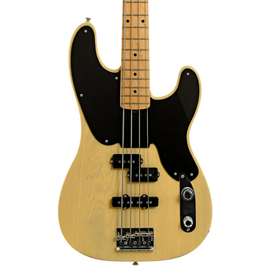 Front of Fender Parallel Universe '51 Telecaster PJ Electric Bass