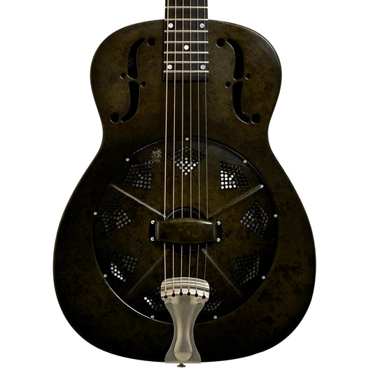 Front of National NRP-B Roundneck Resonator Guitar 