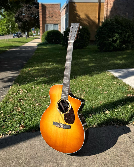 Showroom photo of Front of Martin SC-13E Special Ziricote Acoustic-Electric Guitar (2023)