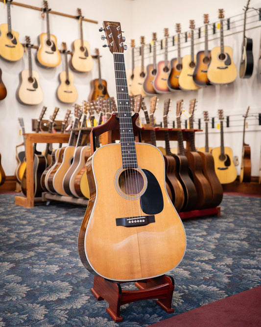 Showroom Photo of Front of Martin D-28 Acoustic Guitar 