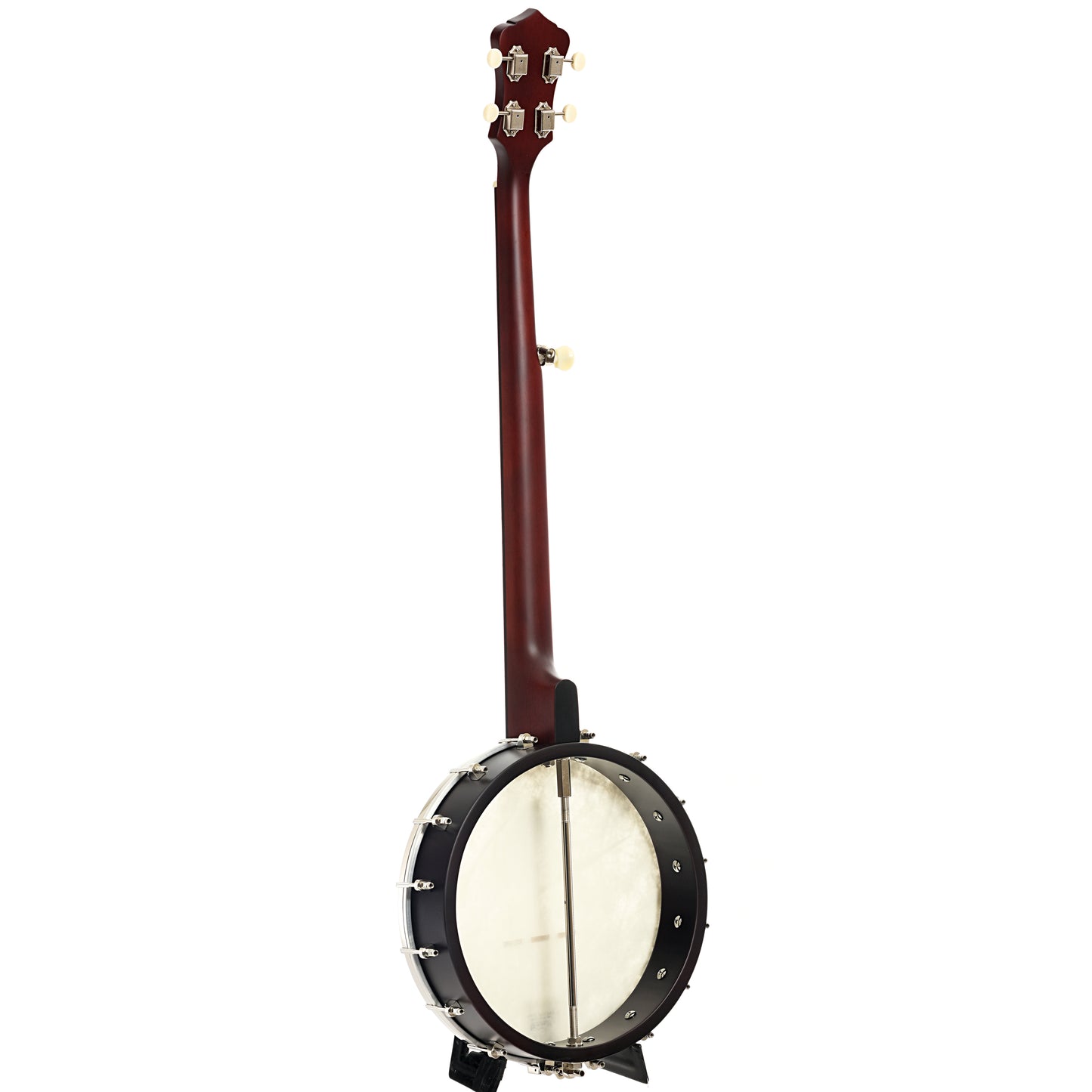 Full back and side of Recording King Dirty 30's Open-Back Banjo