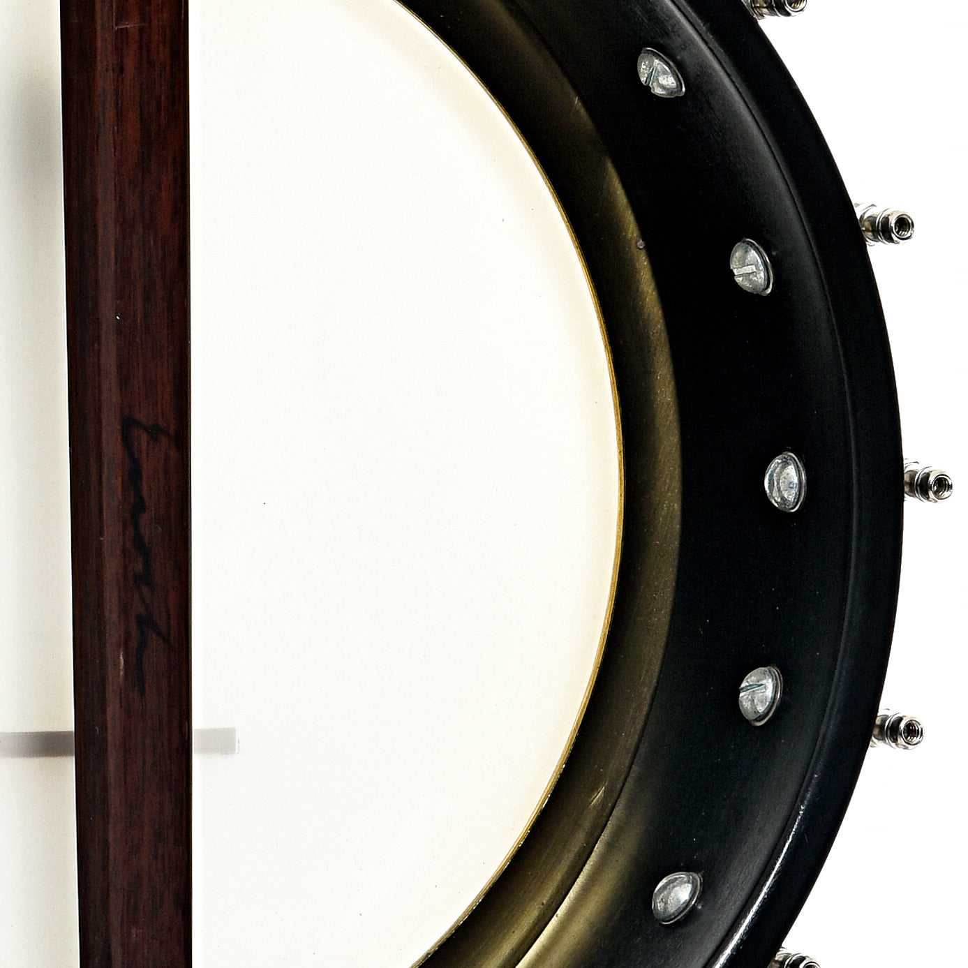 Inside rim of Enoch Dobson Model  Openback Banjo (2015)