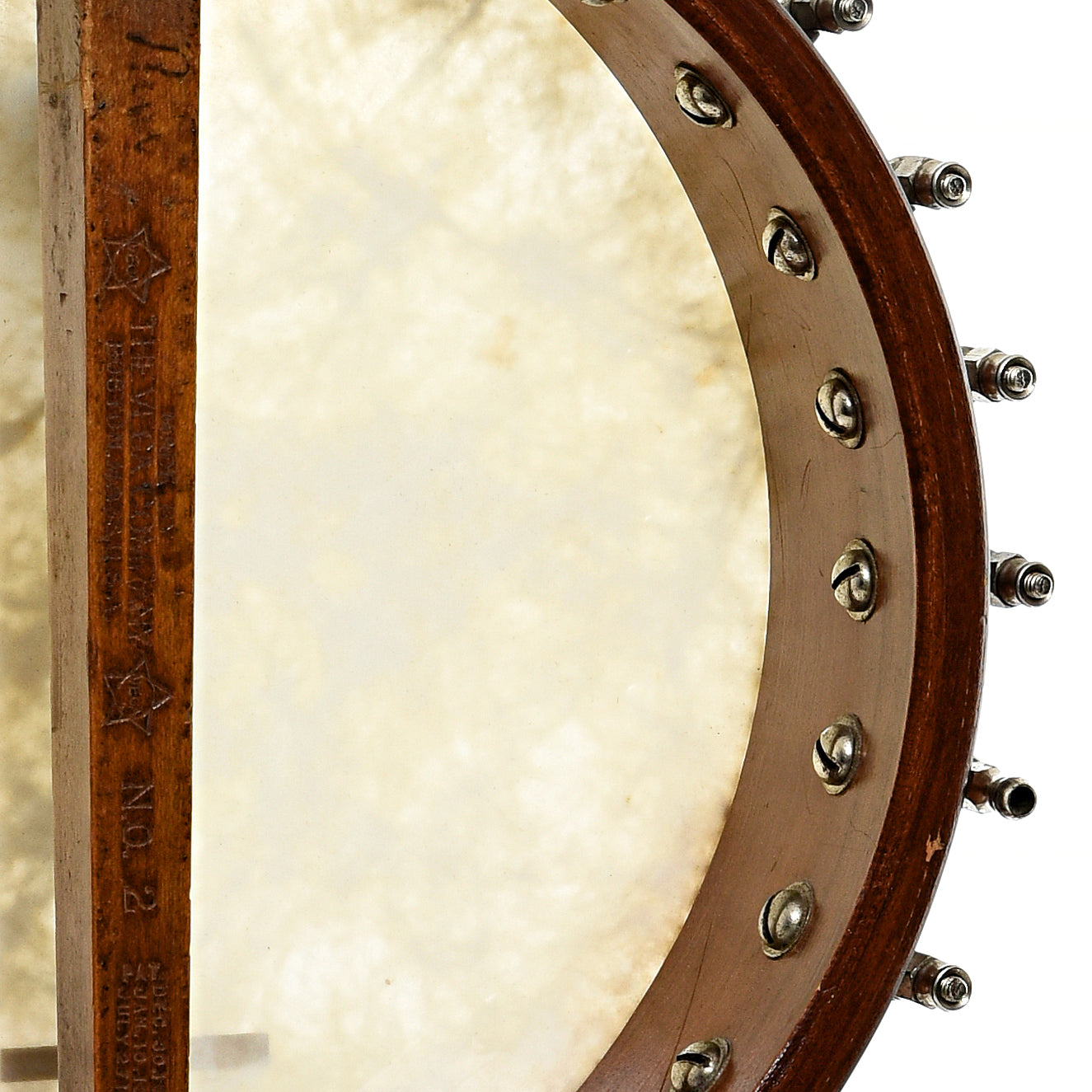 Inside rim of Vega Conversion Banjo