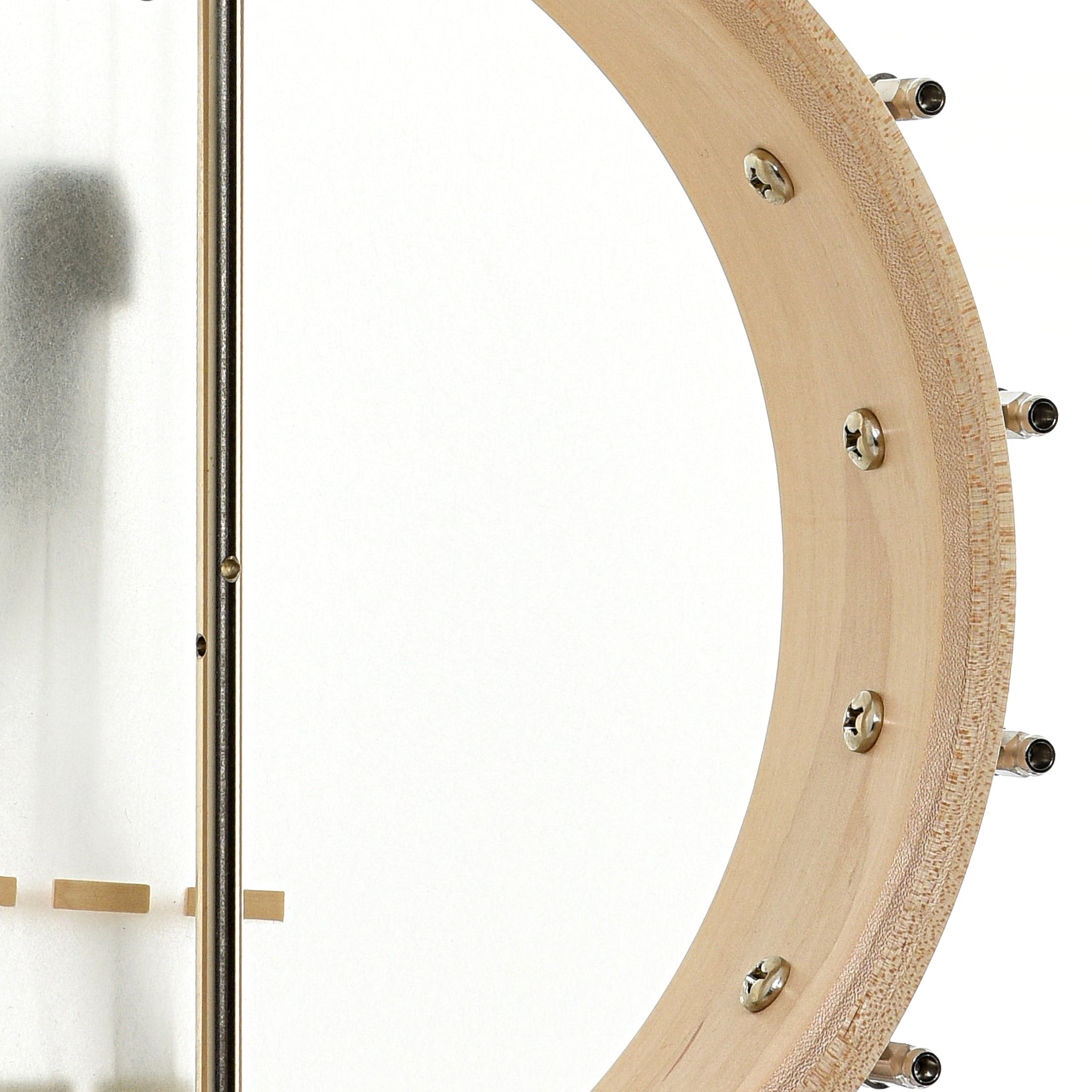 Inside rom of Deering Goodtime 17-Fret Tenor Banjo (2010s)