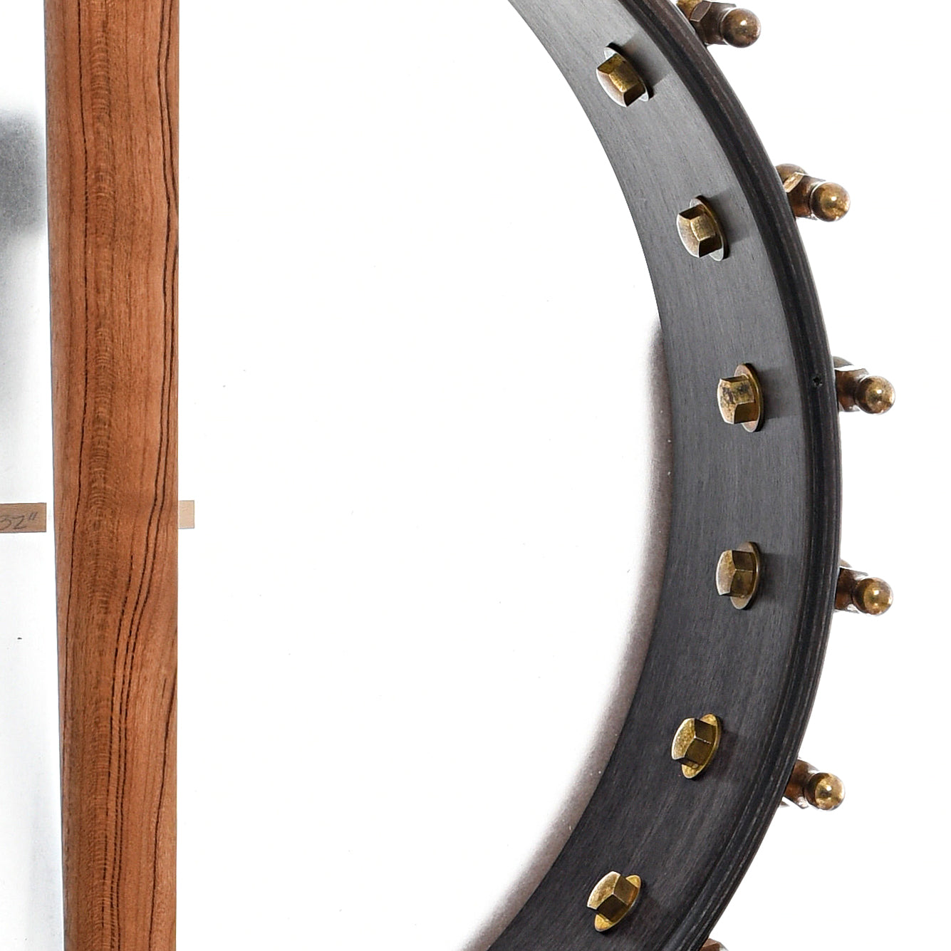 Inside rim of Ode Magician 11" Openback Banjo