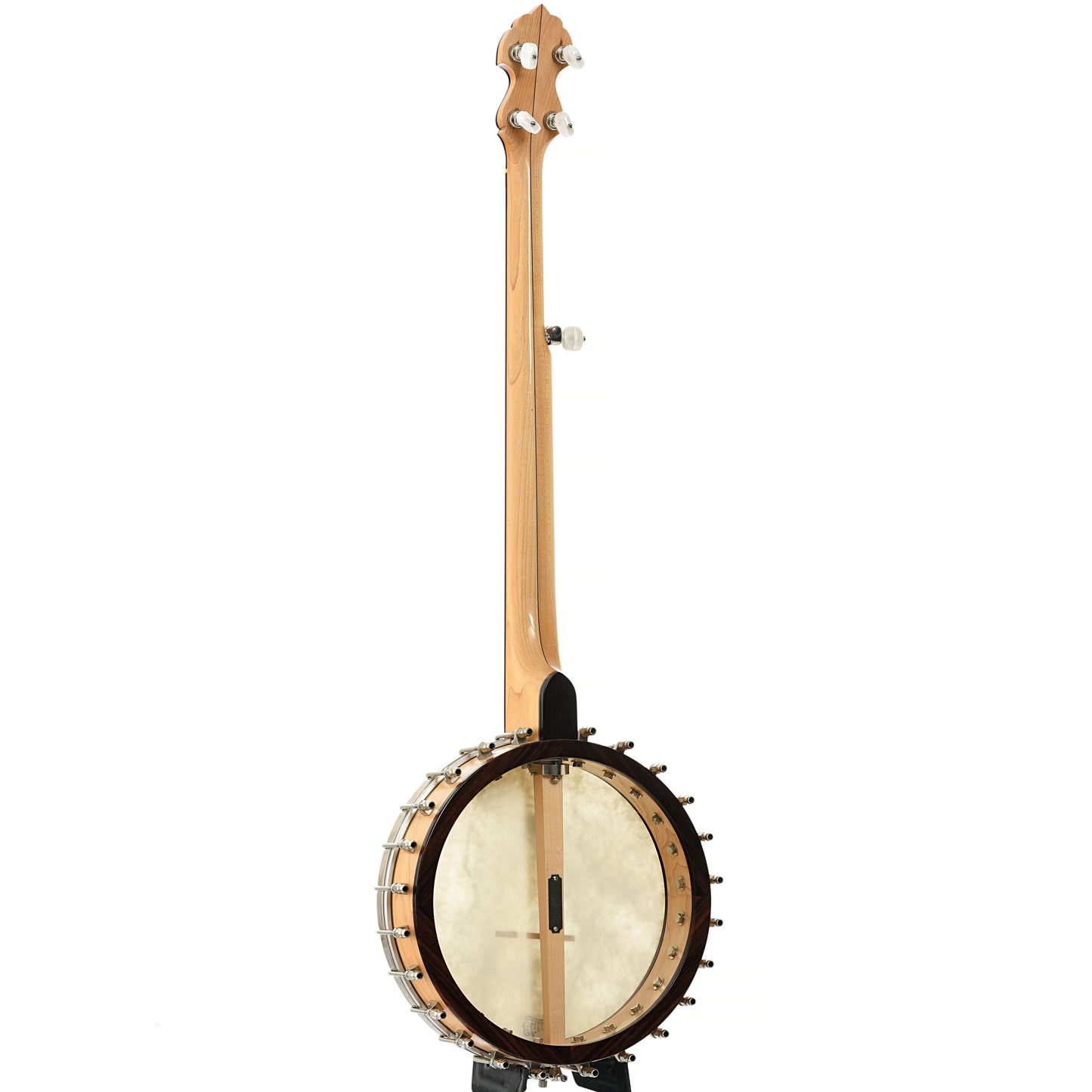 Full back and side of Bart Reiter Special Open Back  Banjo (2003)