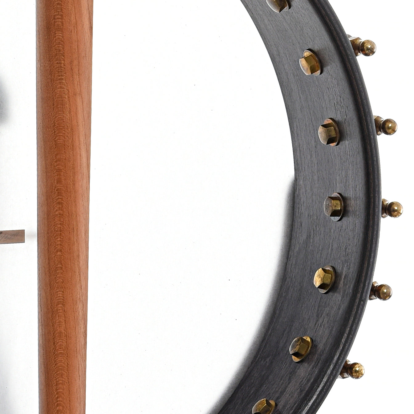 Inside rim of Ode Magician 12" Openback Banjo