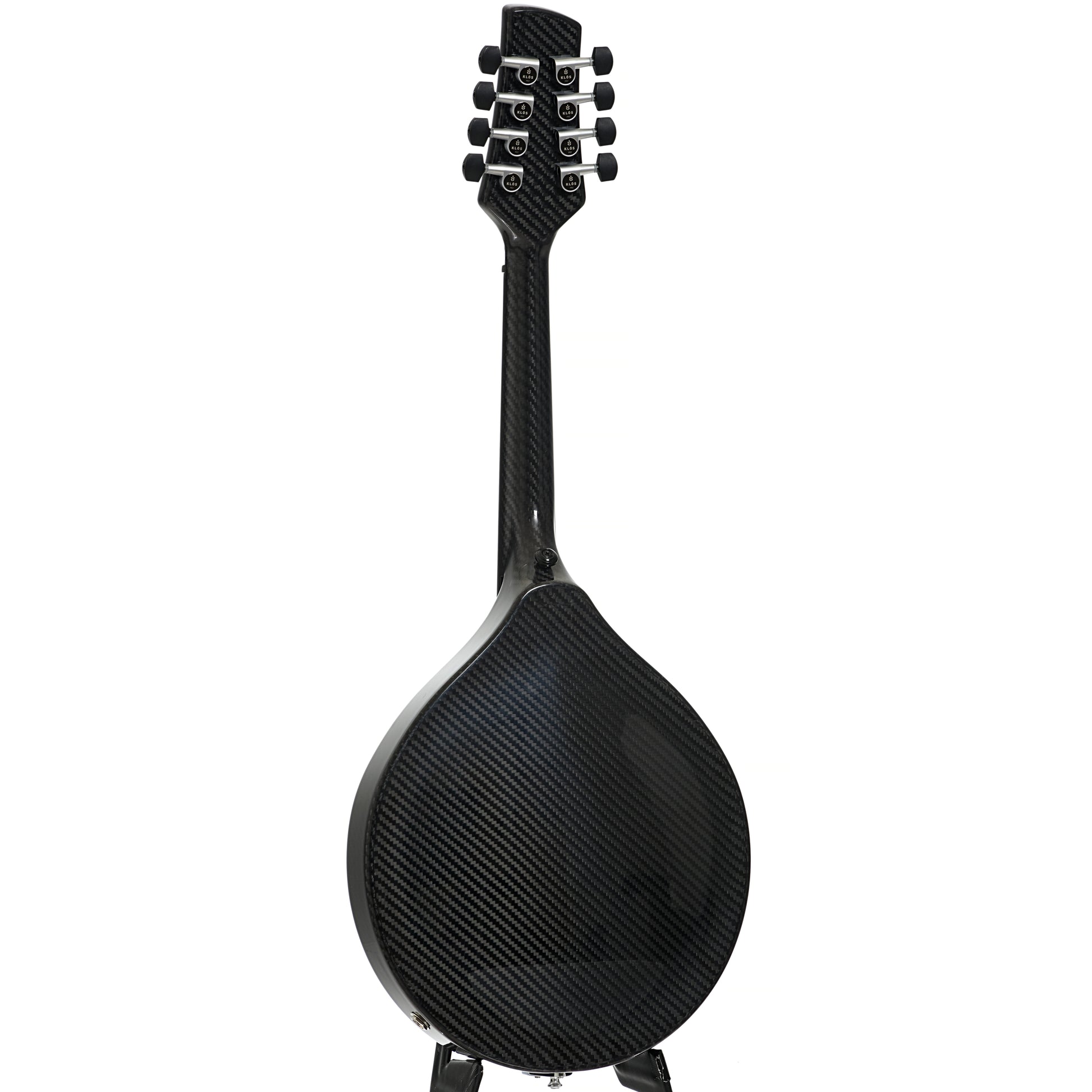 Full back and side of KLOS B-Stock Carbon Fiber Acoustic-Electric Mandolin A-Style