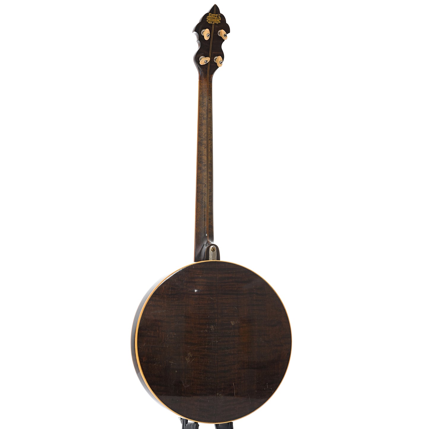 Full back and side of Weymann Style 180 Keystone State Tenor Banjo (c.1925)