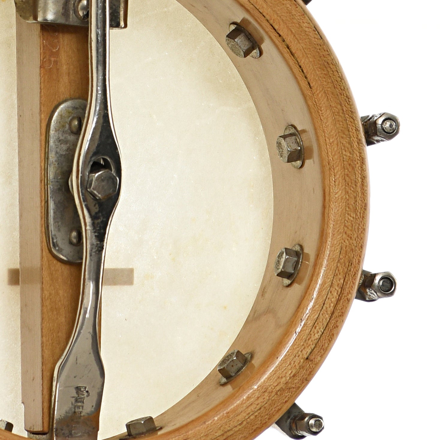 Inside rim of Weymann Style 225 Banjo Ukulele (c.1924)