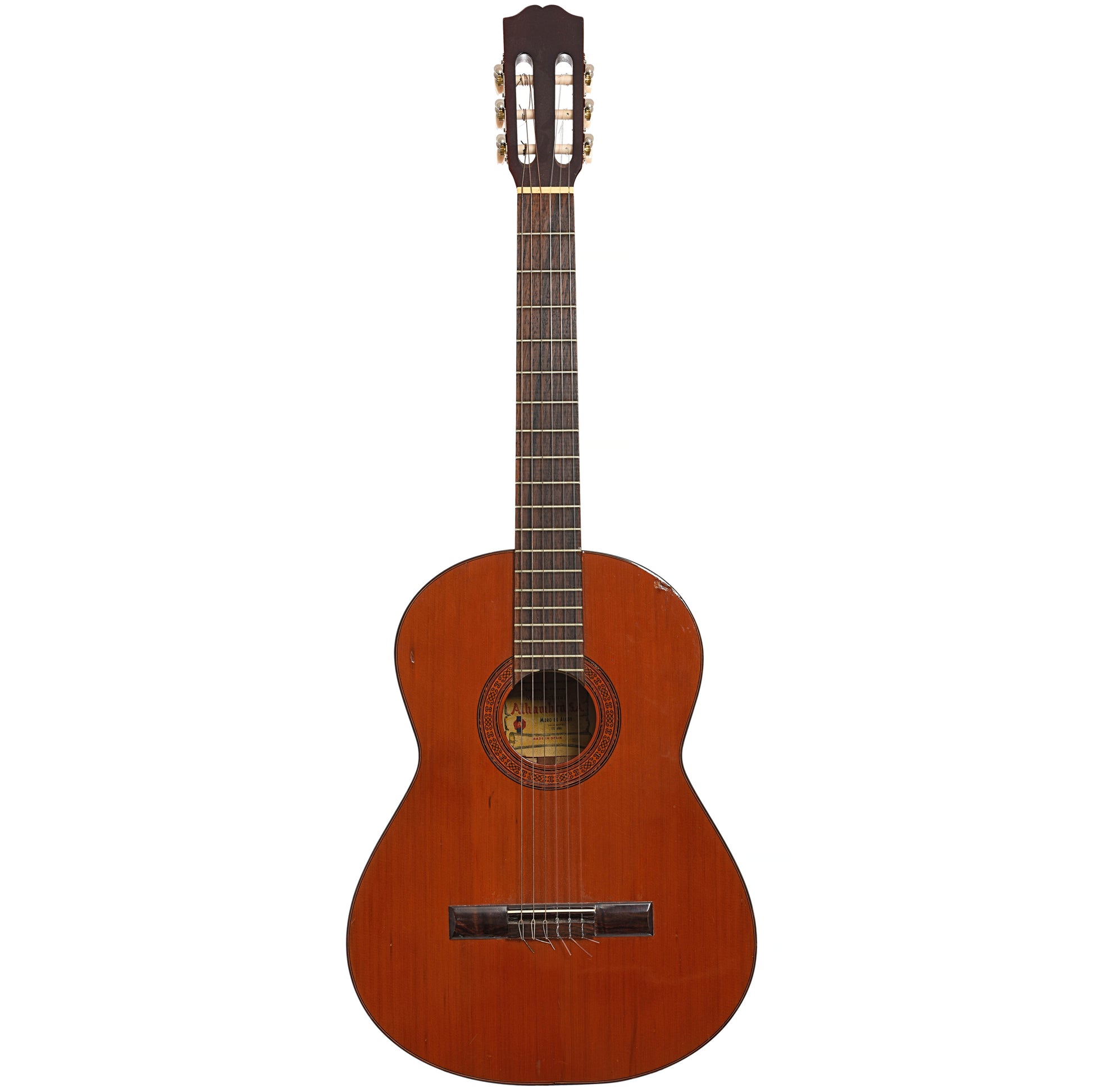 Full front of Alhambra Flamenco Acoustic Guitar (1976)