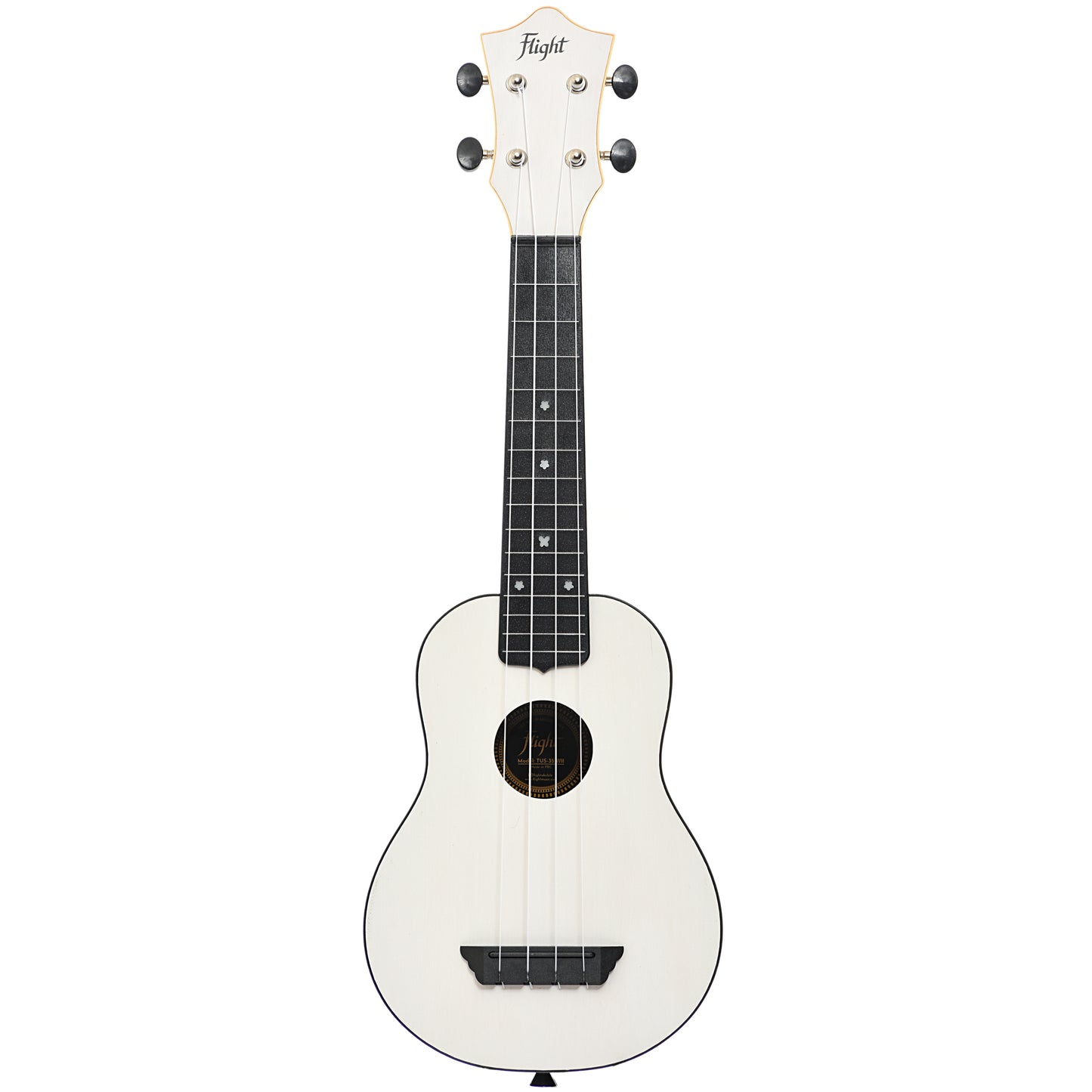 Flight TUS35 Travel Series Soprano Ukulele, White