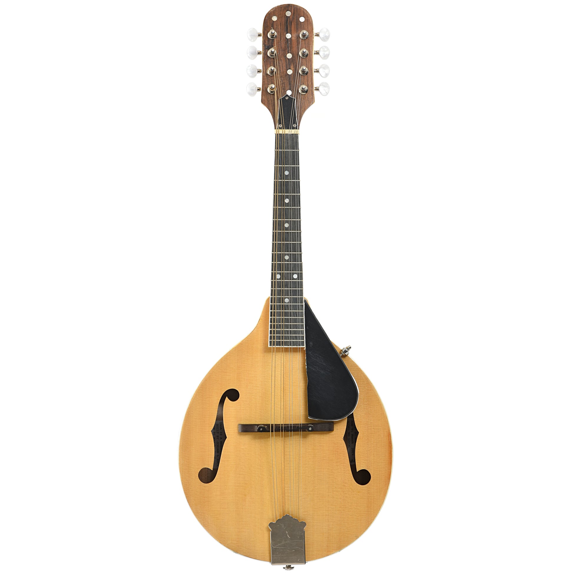 Full front of Jordan L. Buck A-Style Kit Mandolin (2024)