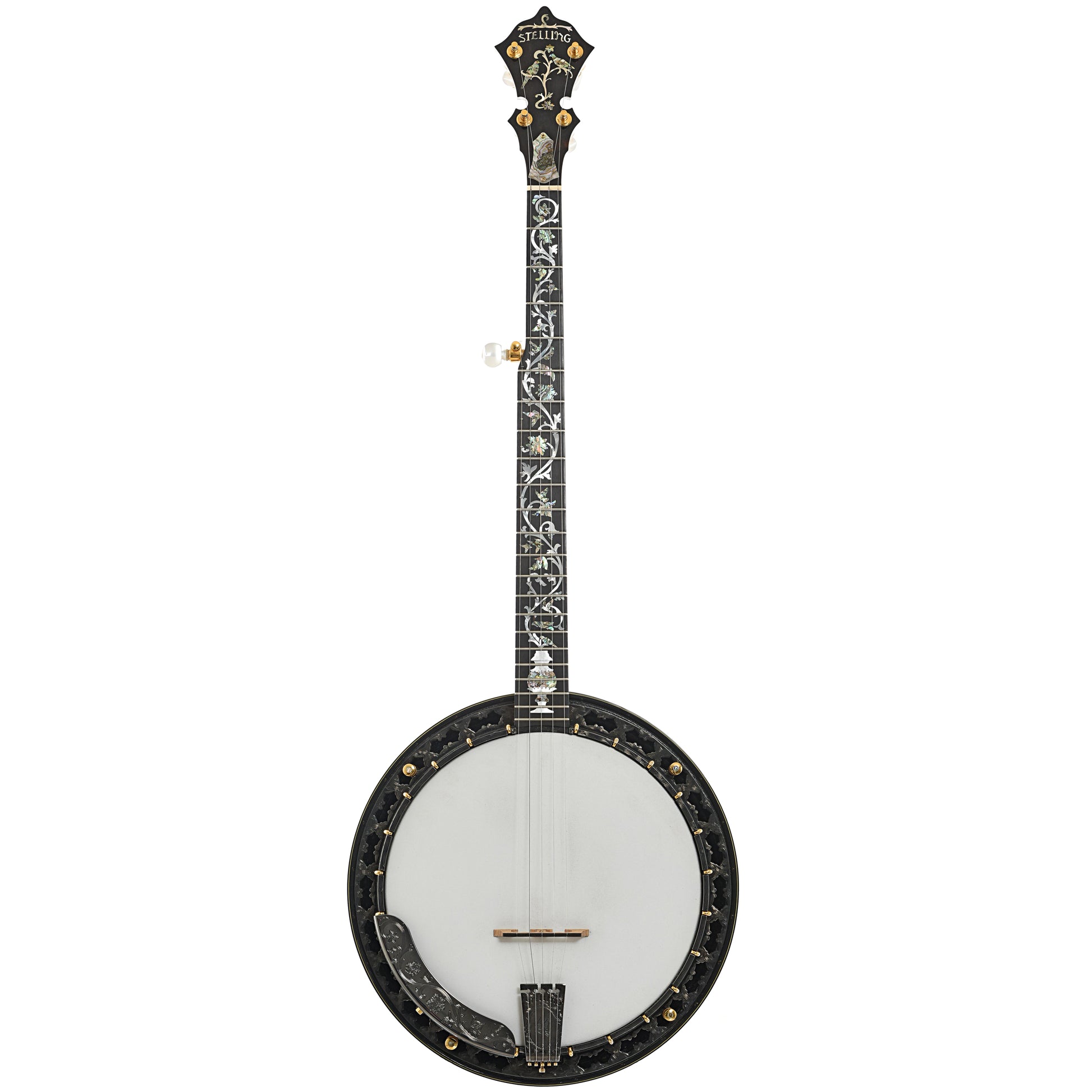 Full front of Stelling Tree of Life Resonator Banjo (2001)