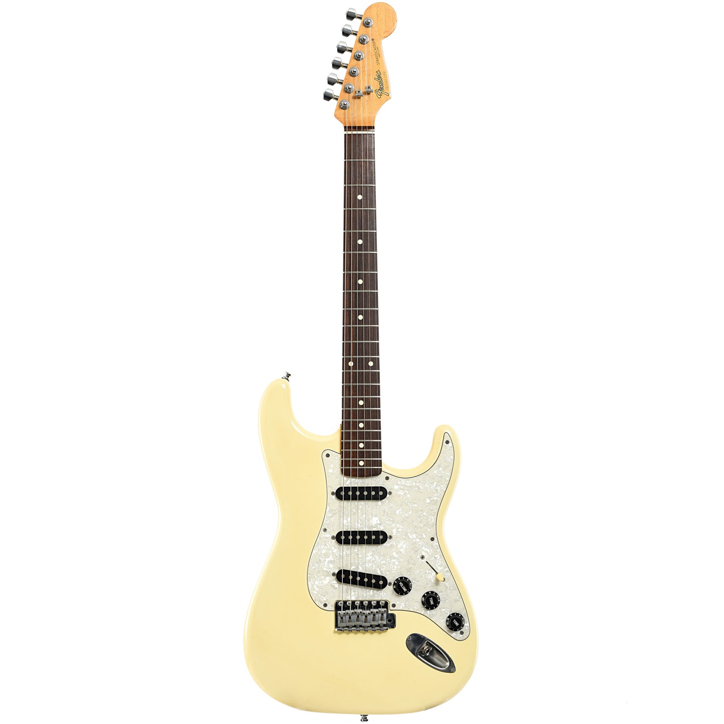 Full front of Fender Standard Stratocaster Electric Guitar (c.1987)