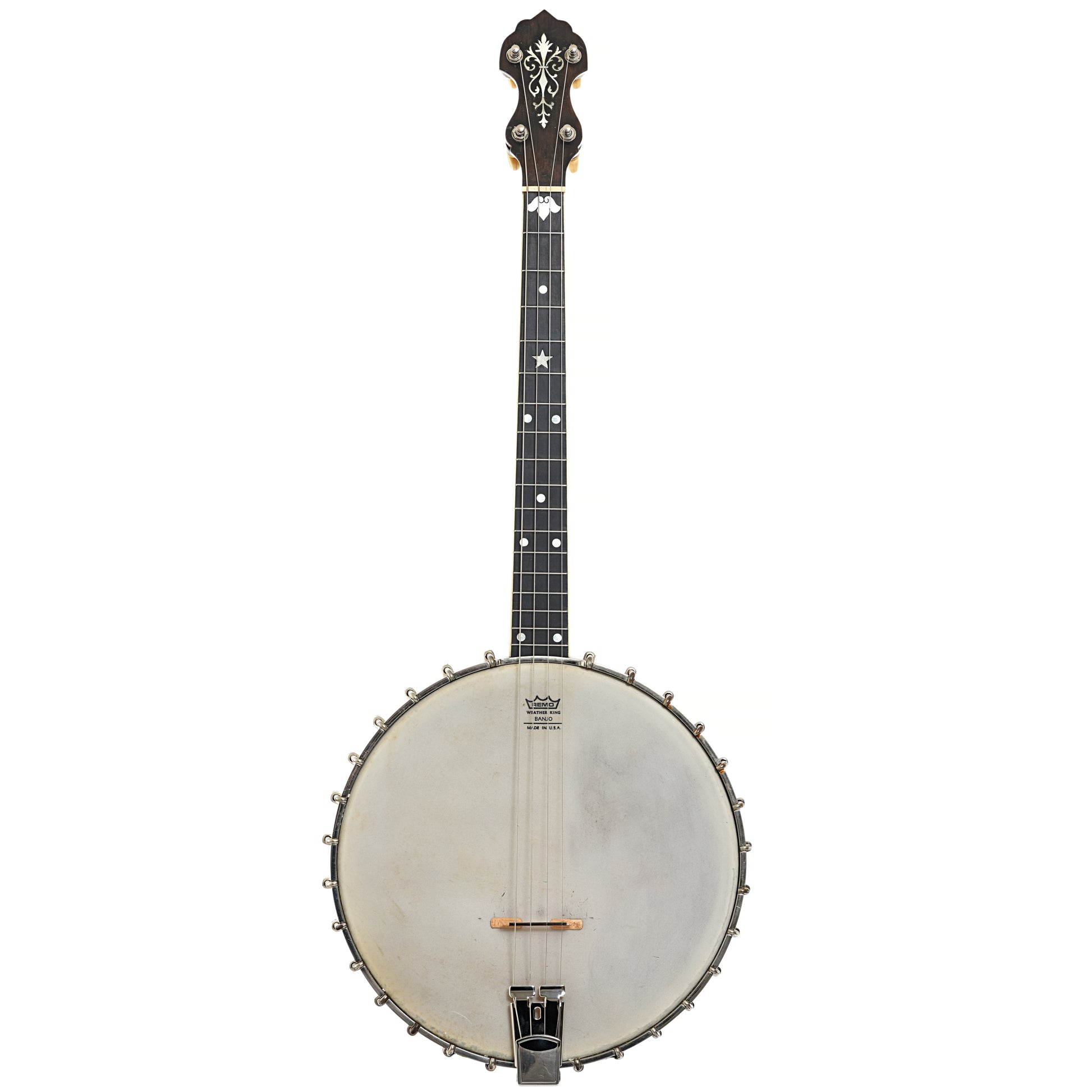 Full Front of Vega Tubaphone Style M Tenor Banjo (1923)