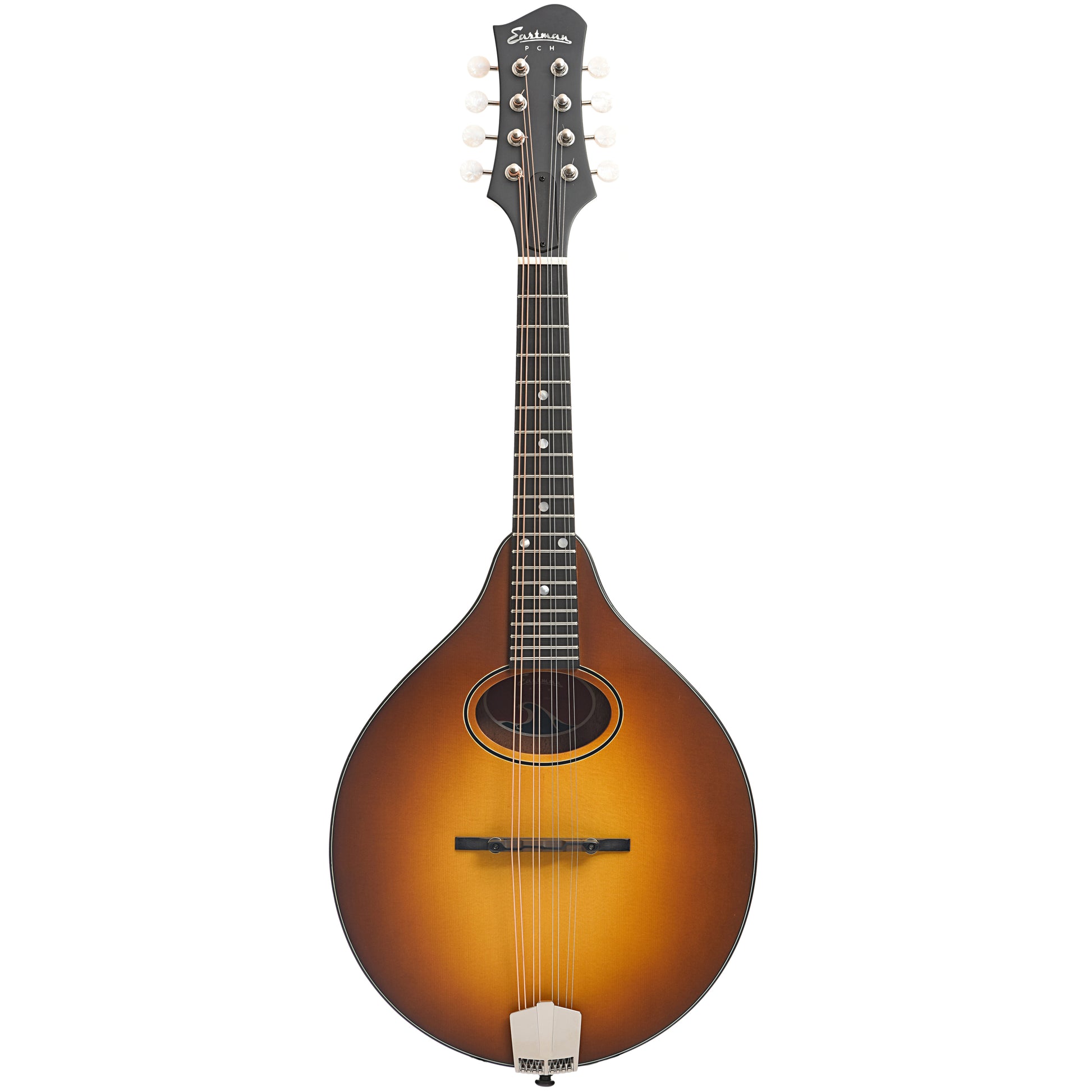 Full front of Eastman PCH-M104 Mandolin Goldburst