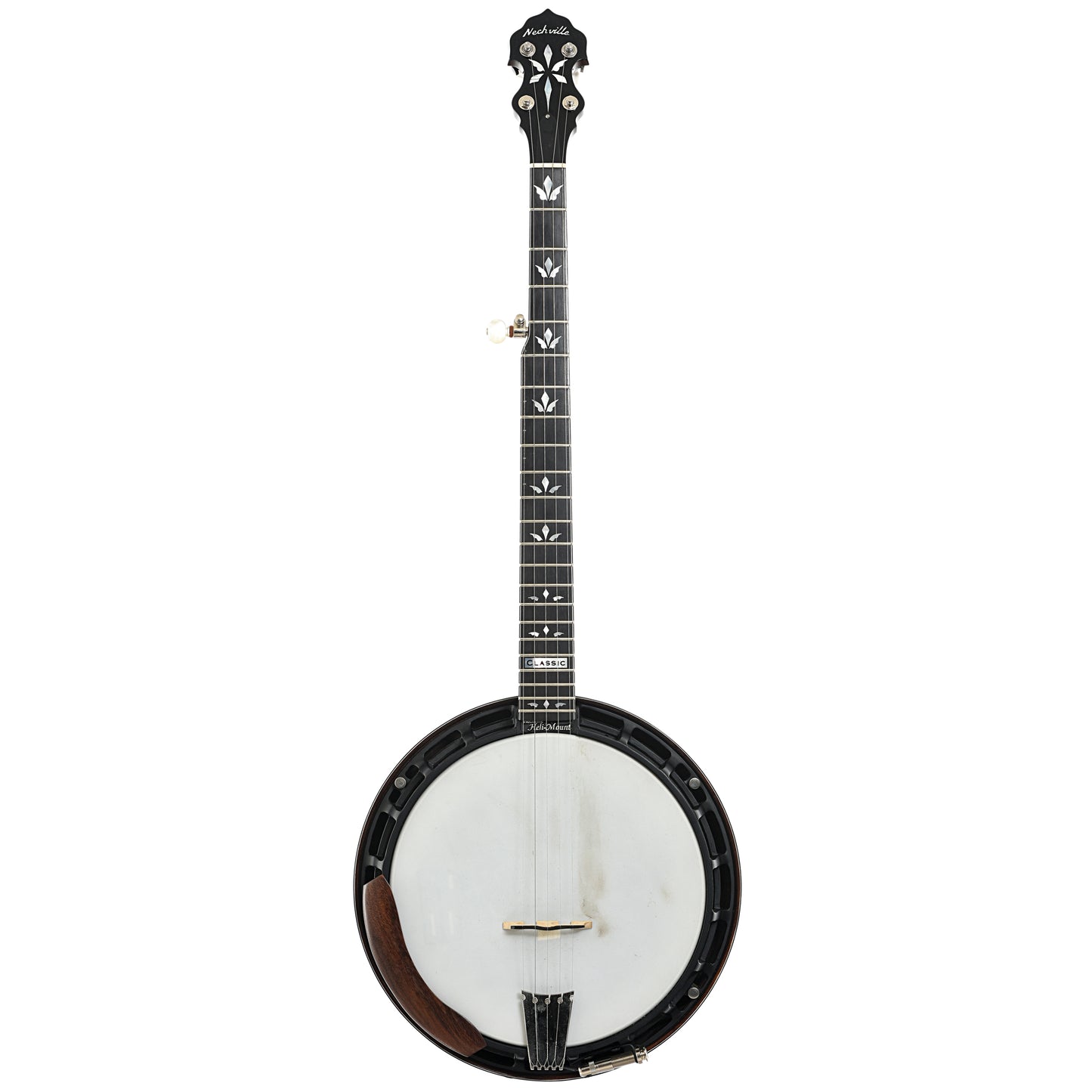 full front of Nechville Classic Deluxe Resonator Banjo (2019)