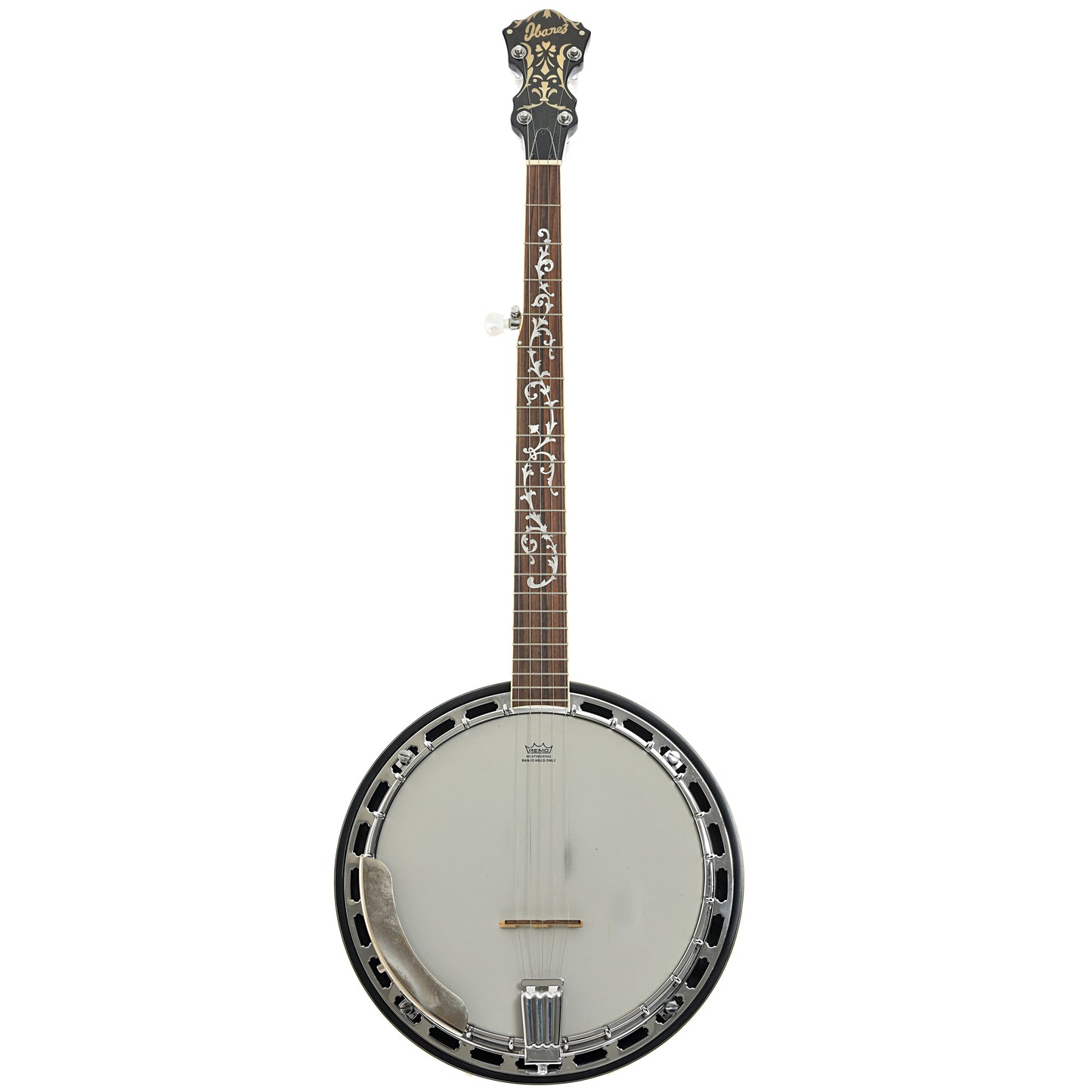 Full front of Ibanez B200 Resonator Banjo (2014)