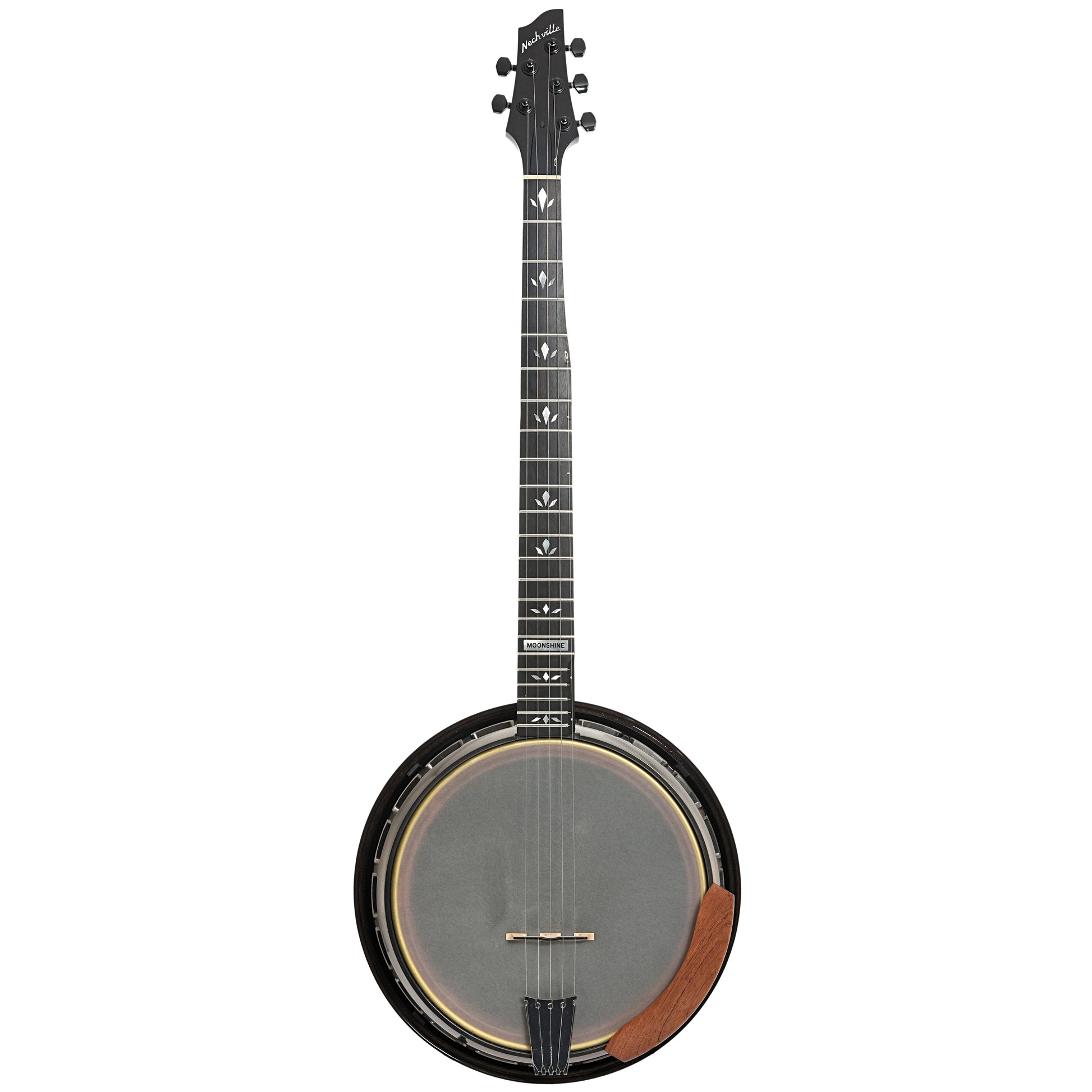 Full front of Nechville Moonshine Custom LH Resonator Banjo (2020)