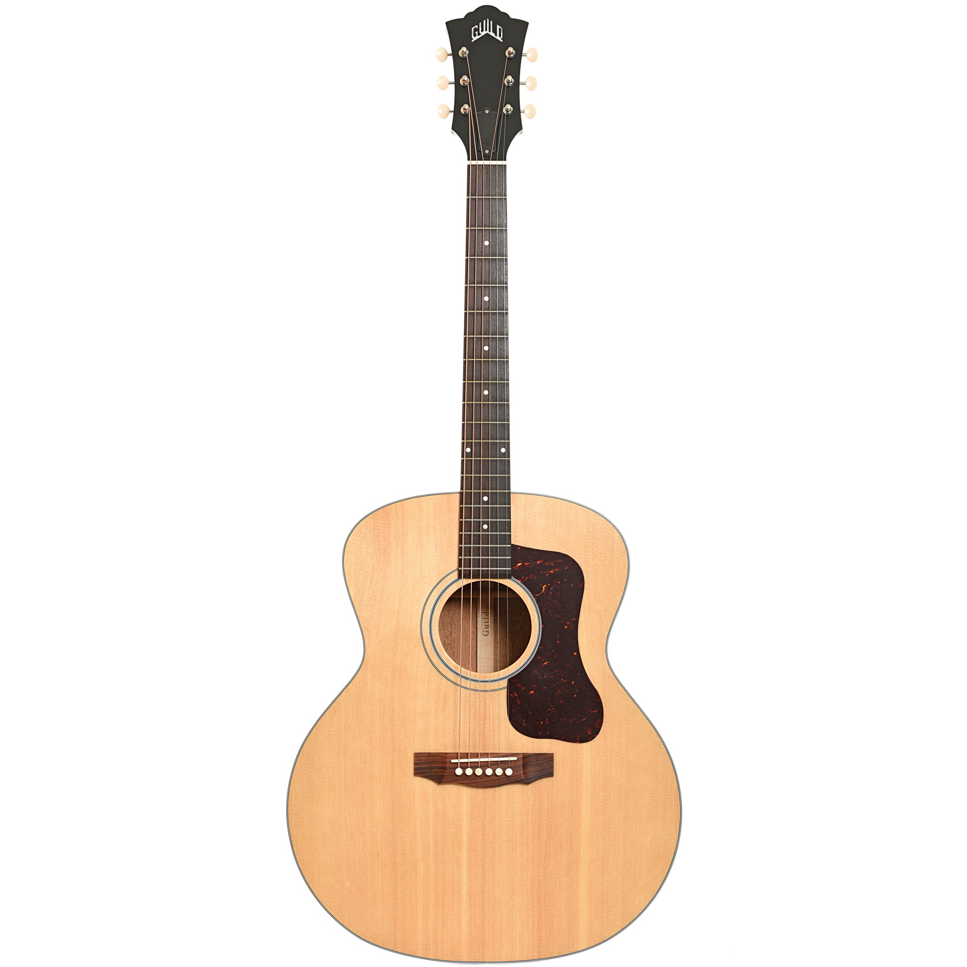 Full front of Guild F-40 Standard Jumbo Acoustic Guitar, Natural