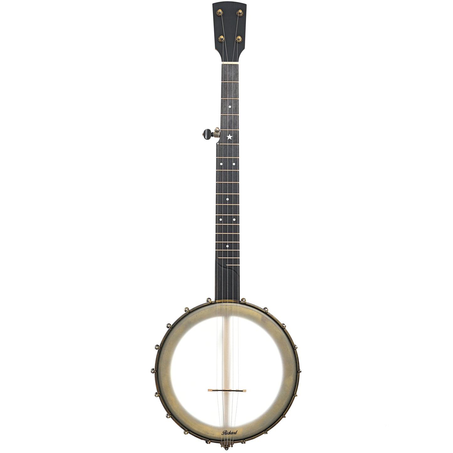 Full front of Rickard Maple Ridge 11" Open Back Banjo (2020)