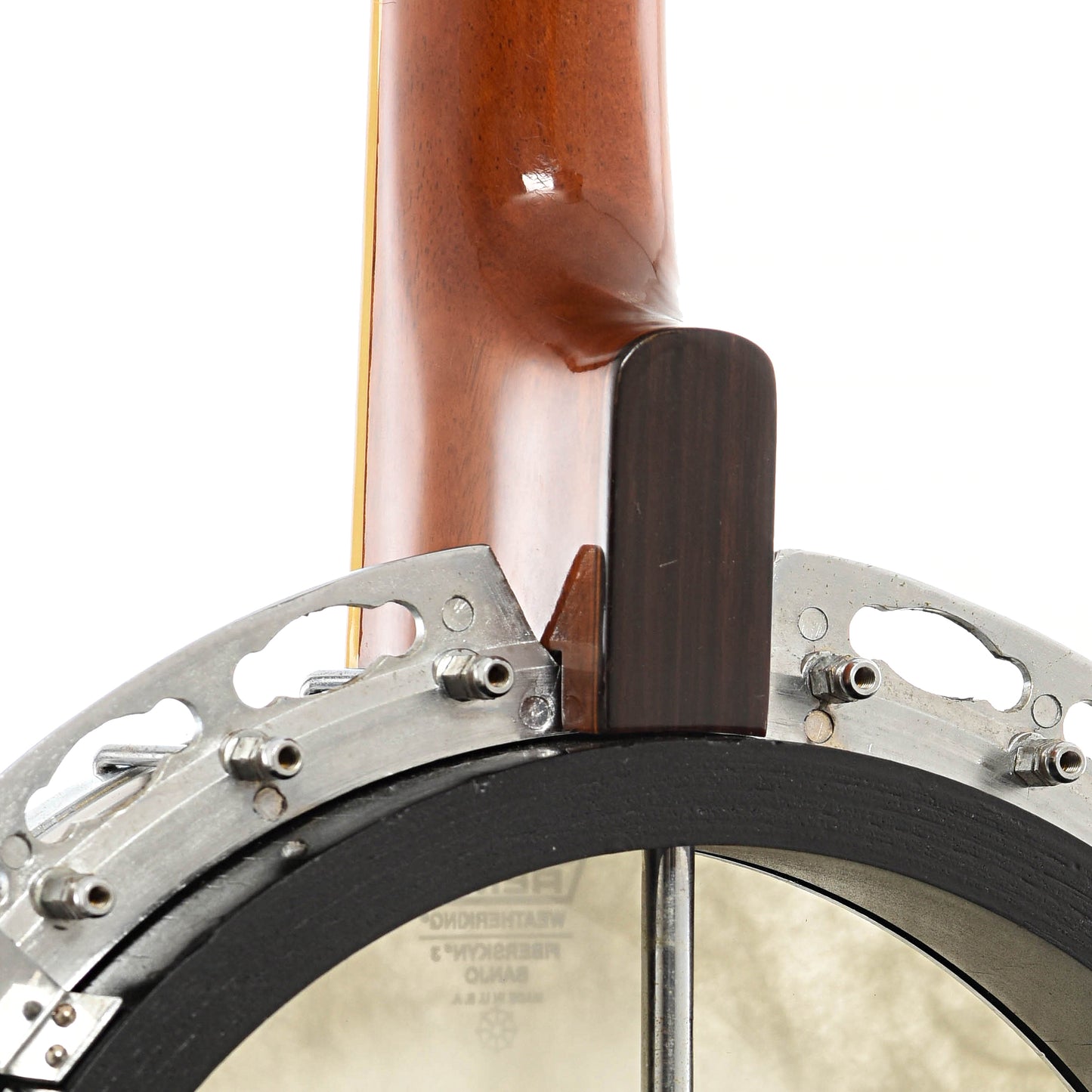 Neck joint of Conrad Resonator Banjo