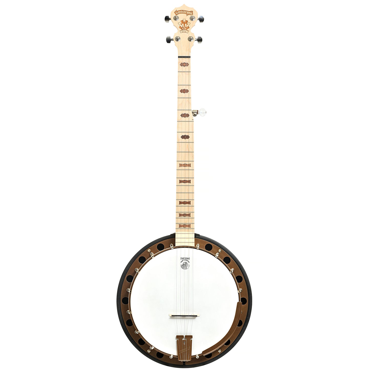 Deering Lefthanded Goodtime Two Deco Resonator Banjo