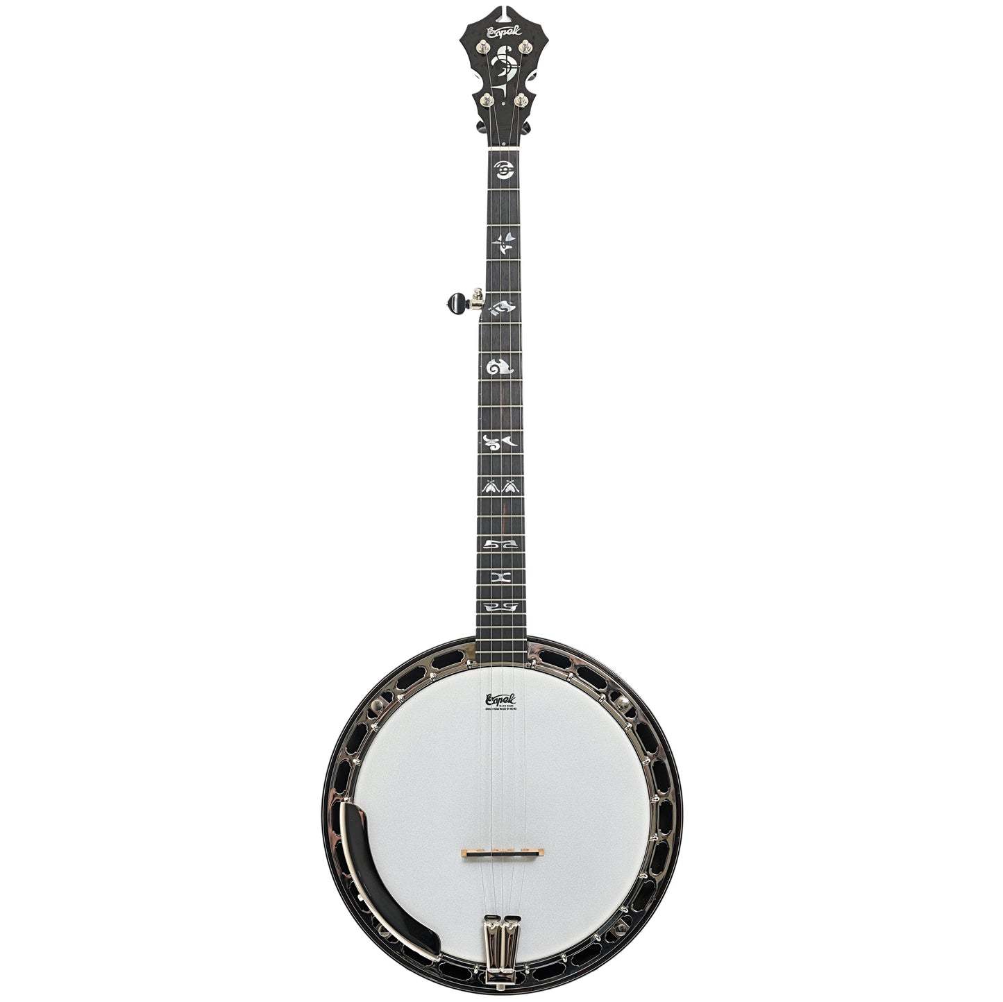 Capek Allegoria Nickel Resonator Banjo & Gigbag, Flame Maple