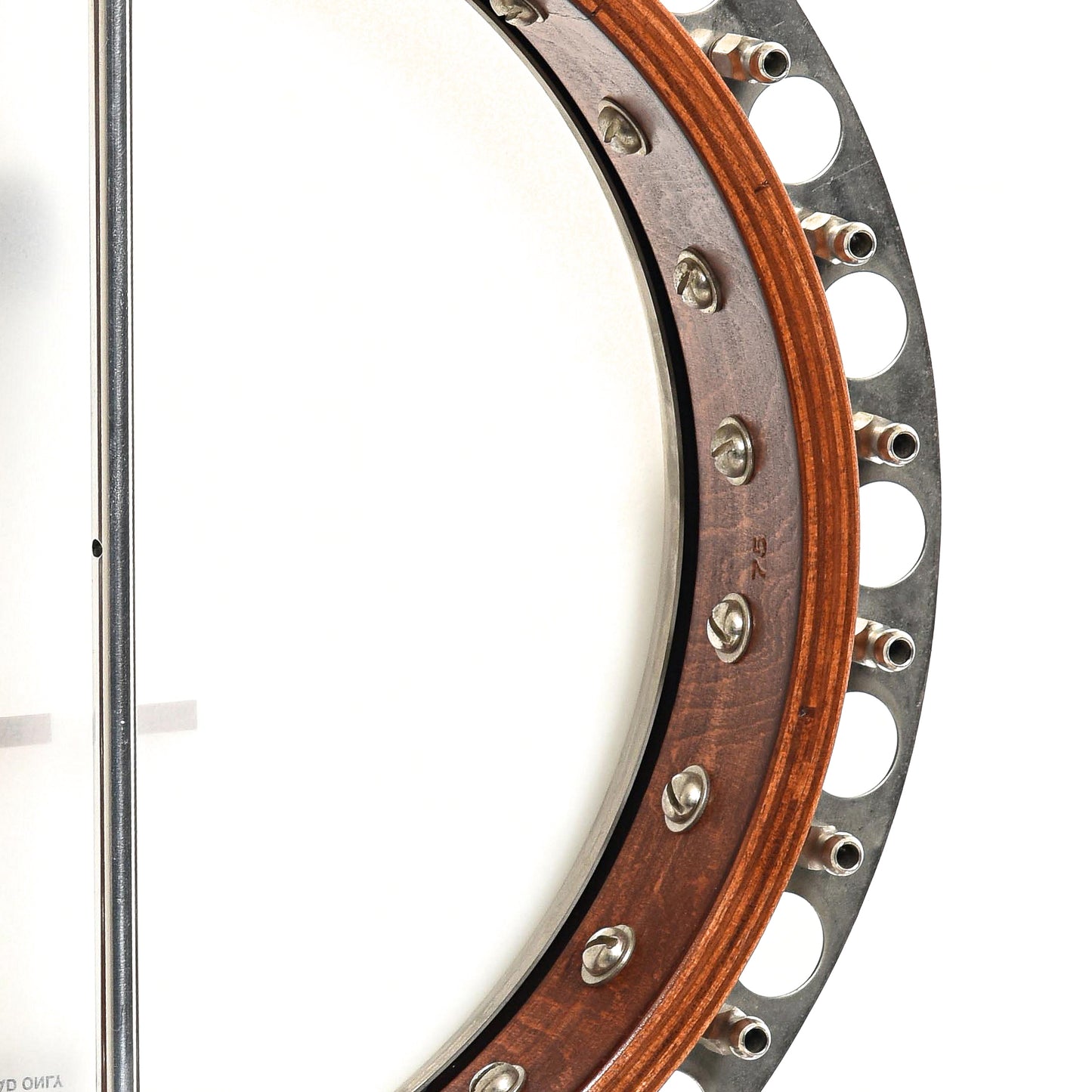 Inside rim of Ome XX-R Resonator Banjo