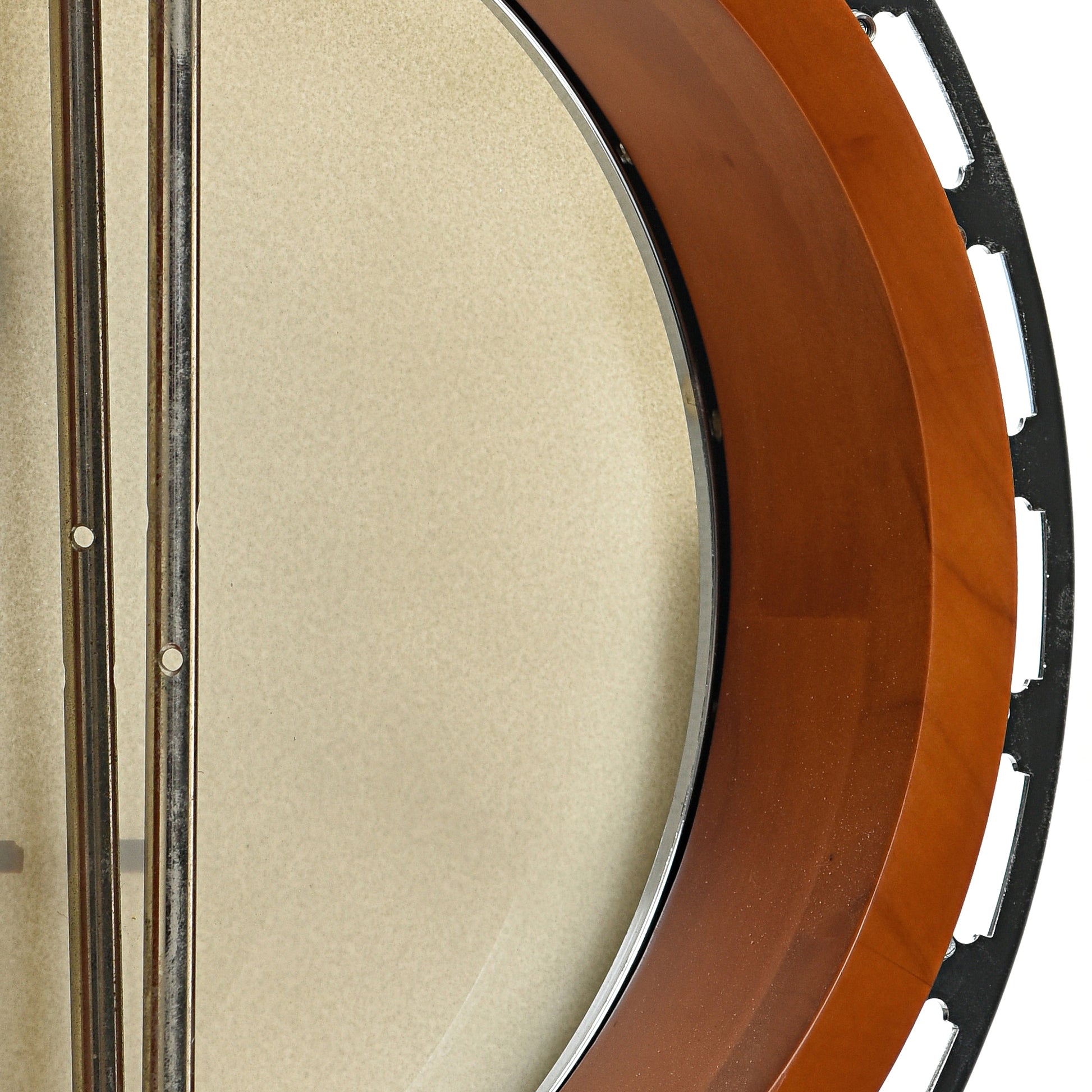 Inside rim of Ibanez B200 Resonator Banjo (2014)