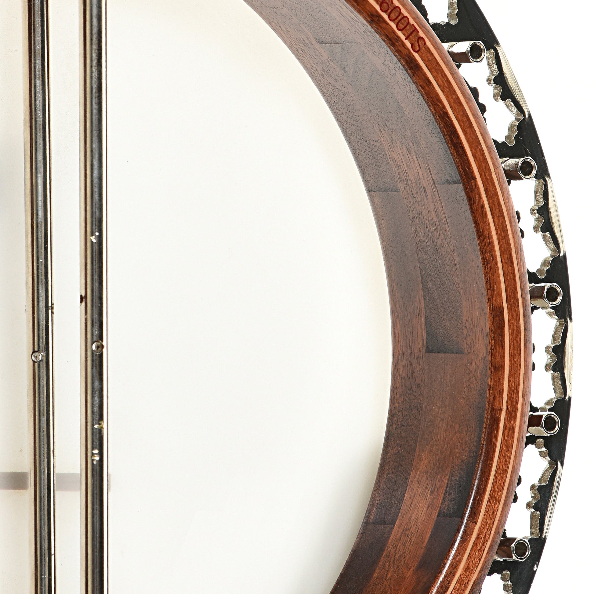 Inside rim of Stelling Staghorn Resonator Banjo (c.1984)