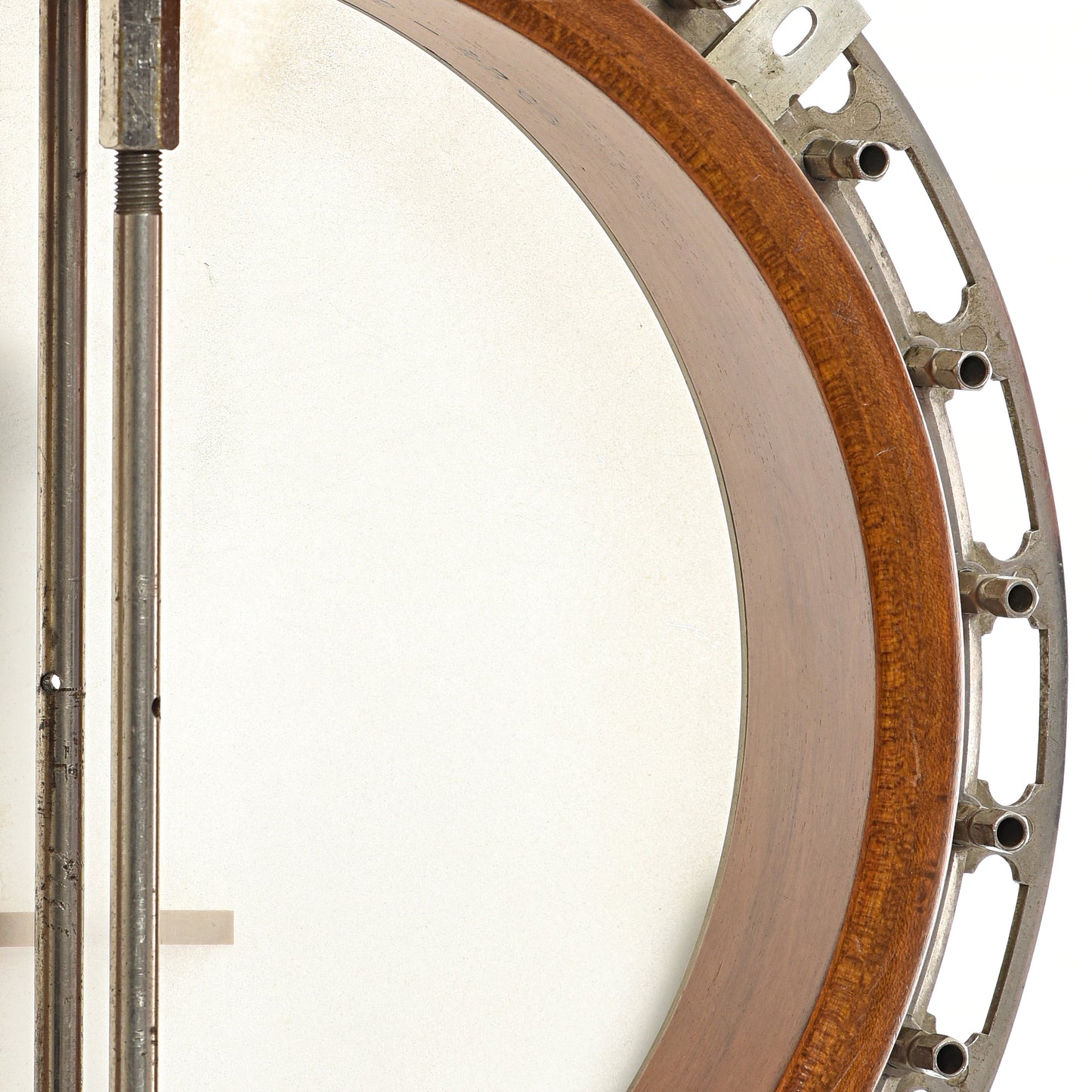 Inside rim of Gibson PB-3 Conversion Resonator Banjo (1930)