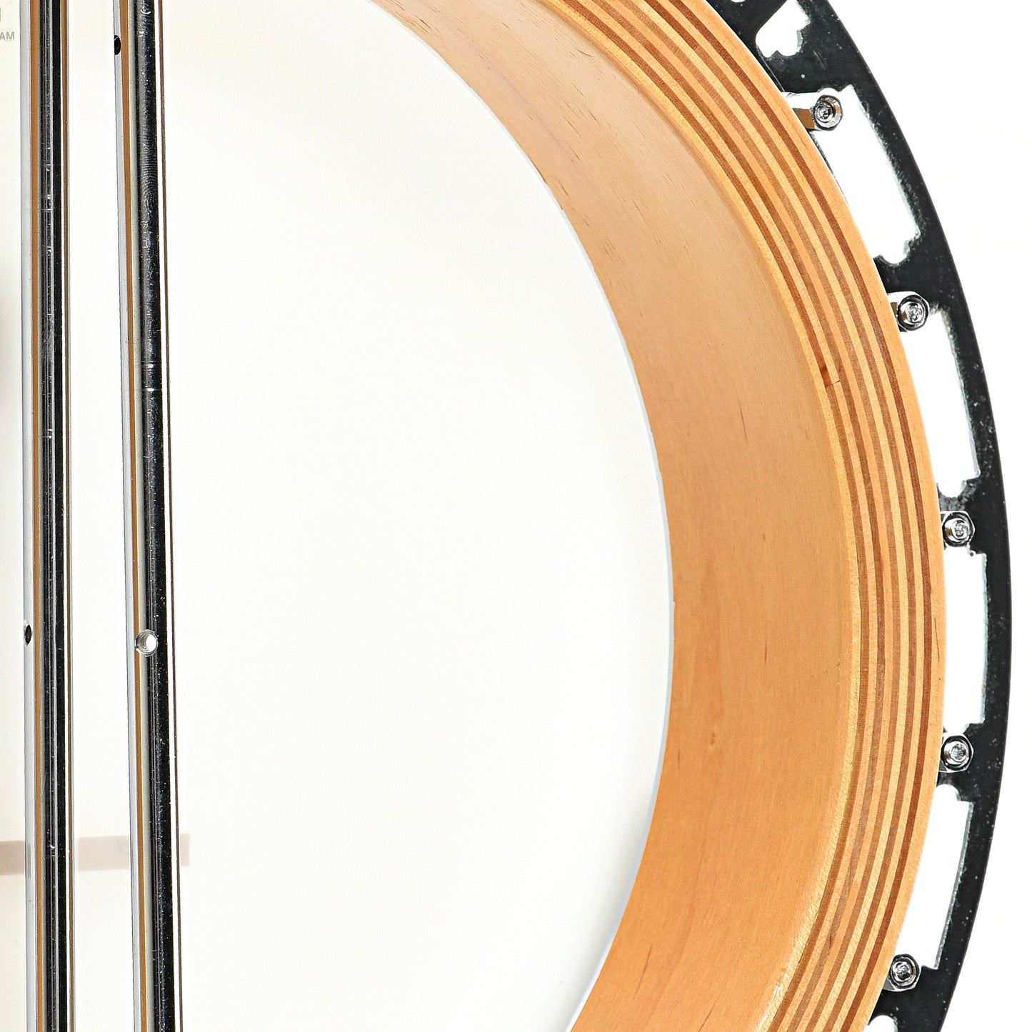 Inside rim of Ibanez Artist "Tree of Life" Blonde Resonator Banjo (c.1977)