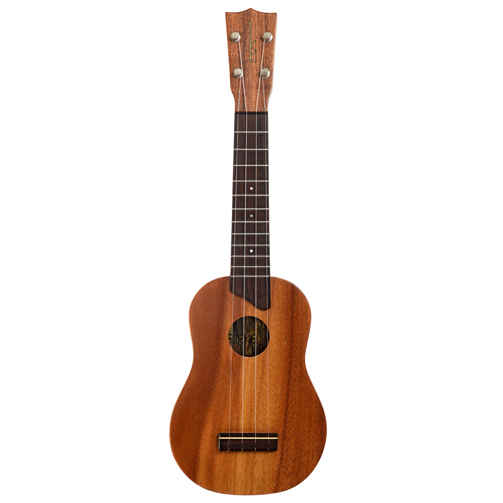 Full front of Kamaka Soprano Ukulele