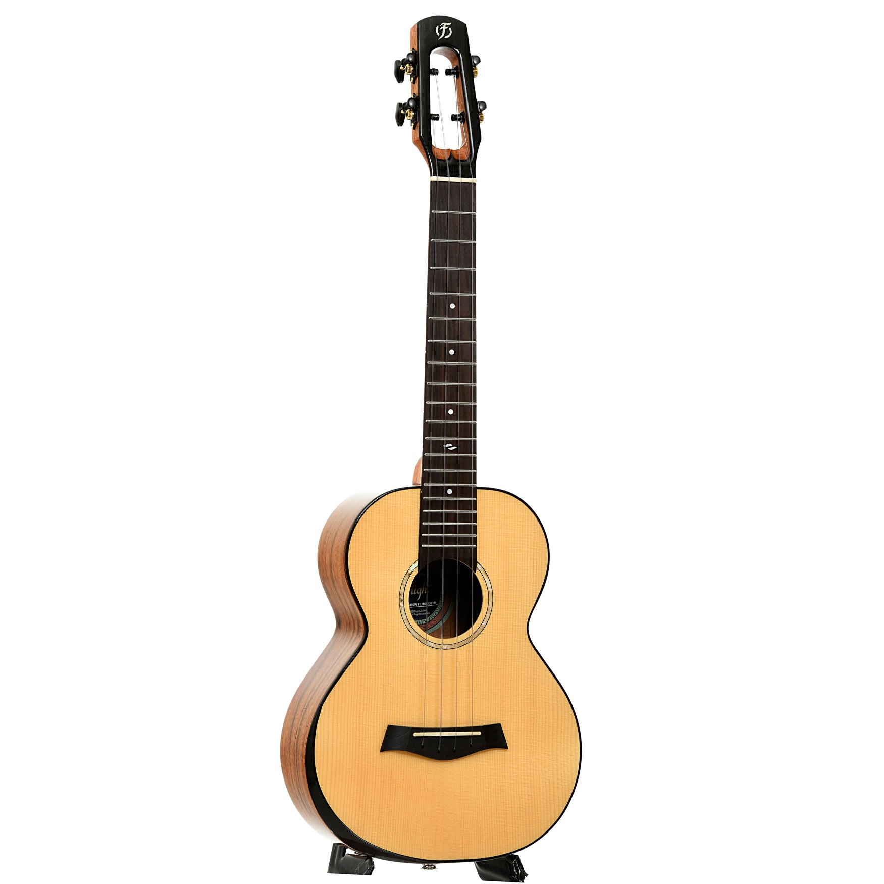 Full front and side of Flight Voyager Ukulele