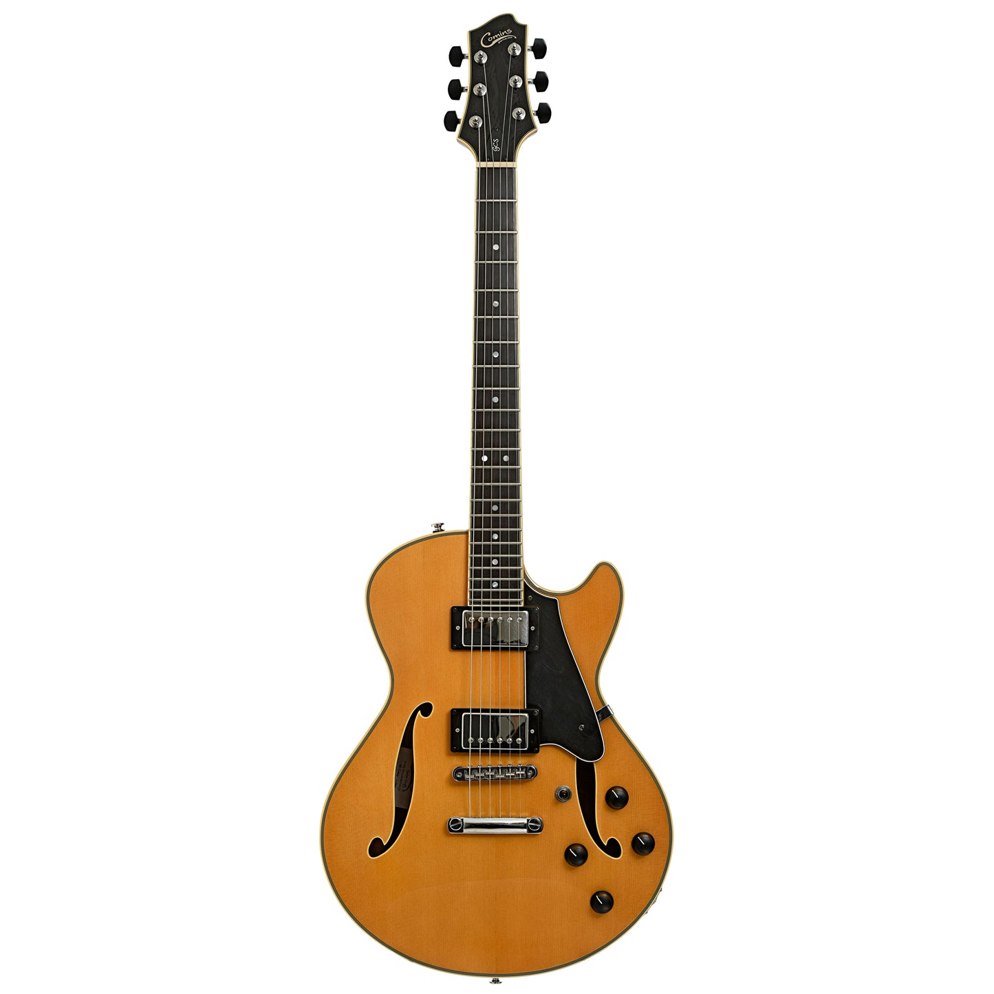 Full front of Comins GCS-1ES Hollowbody Electric Guitar