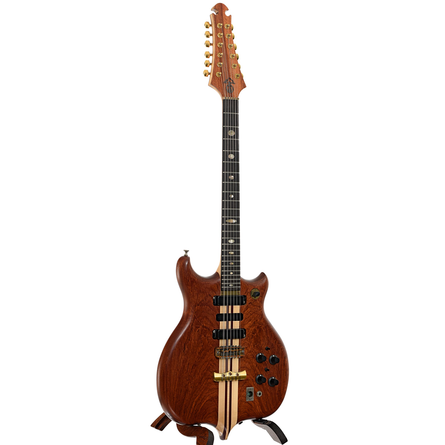 Full front and side of Alembic Series One 12-String Electric Guitar (1980)