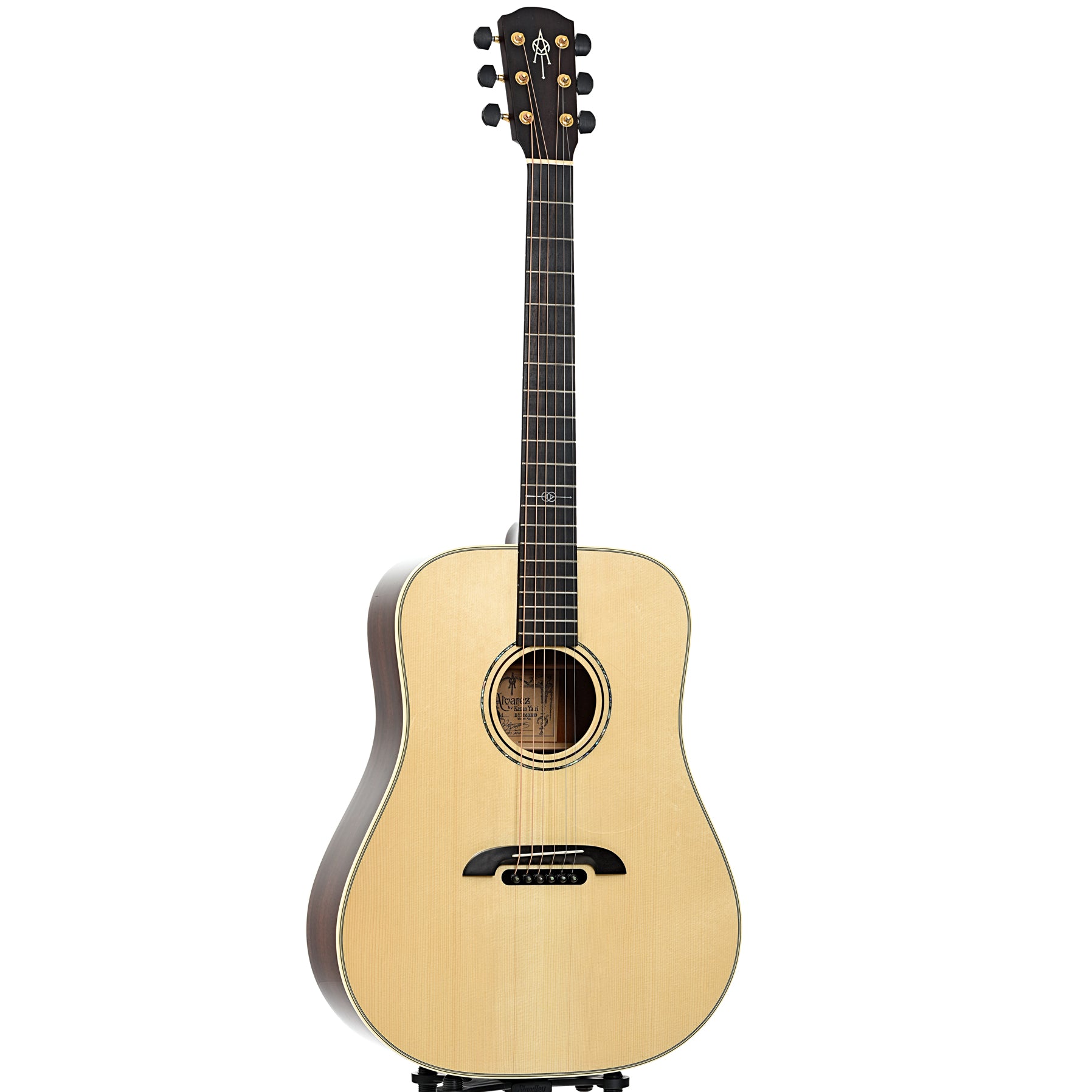 Full front and side of Alvarez Yairi DYM60HD Acoustic Guitar (2021)