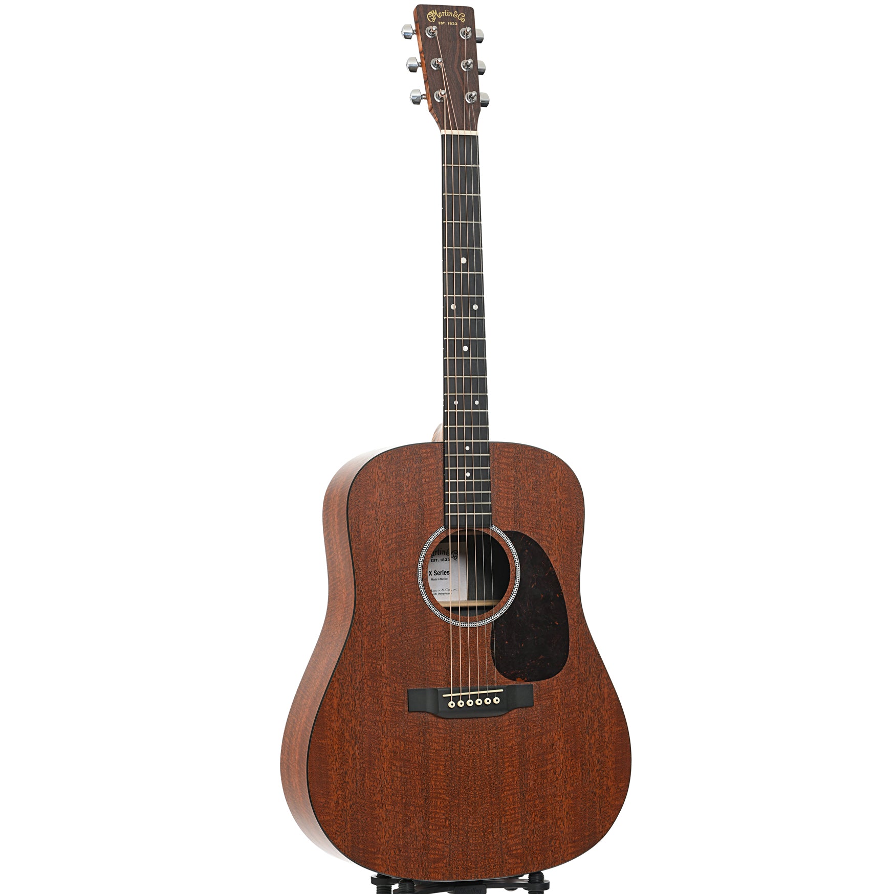 Full front and side of Martin D-X1 X-Series Acoustic Guitar (2022)