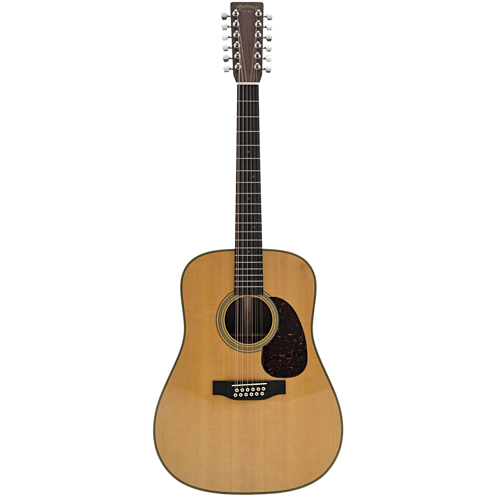 Full front of Martin HD12-28 12-String Guitar, 2024