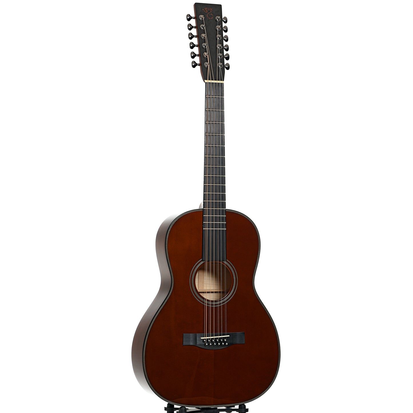 Full front and side of Santa Cruz 00 12-String Acoustic-Electric Guitar (2008)