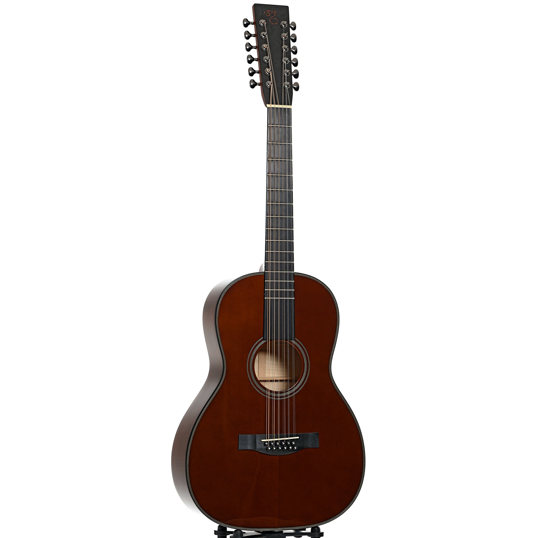 Full front and side of Santa Cruz 00 12-String Acoustic-Electric Guitar (2008)