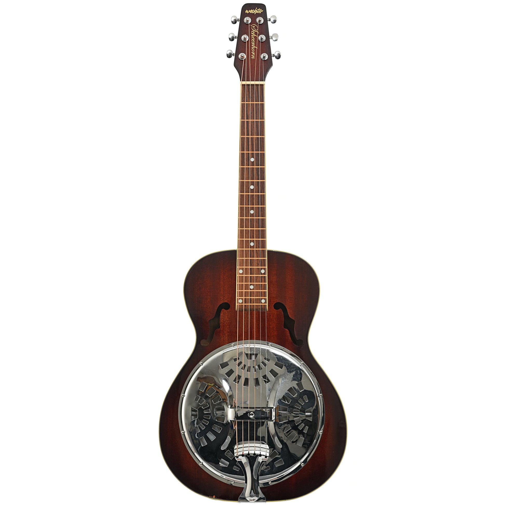 Full front of Wechter Scheerhorn 6524-F Squareneck Resonator