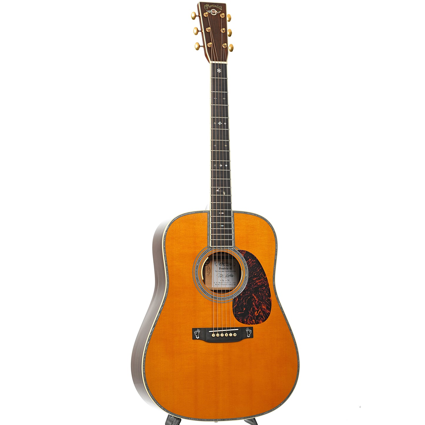 Full front and side Martin Doobie-42 Tom Johnston Signature Acoustic Guitar (2007)