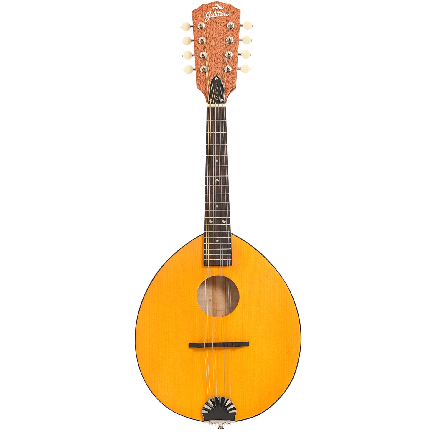 Full front of Gold Tone GM-10 Frypan Mandolin 