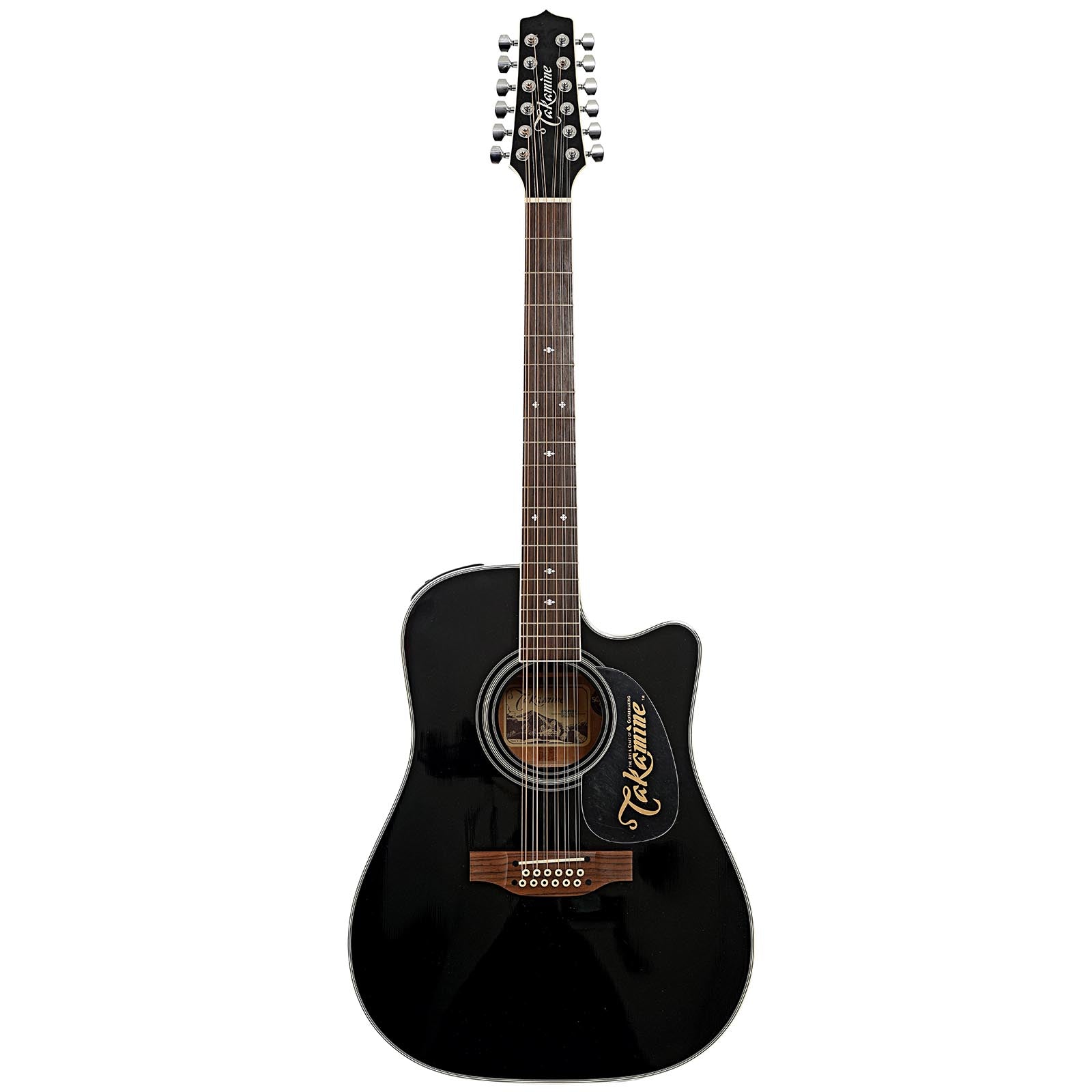 Full front of Takamine EF381SC 12-String Acoustic-Electric Guitar