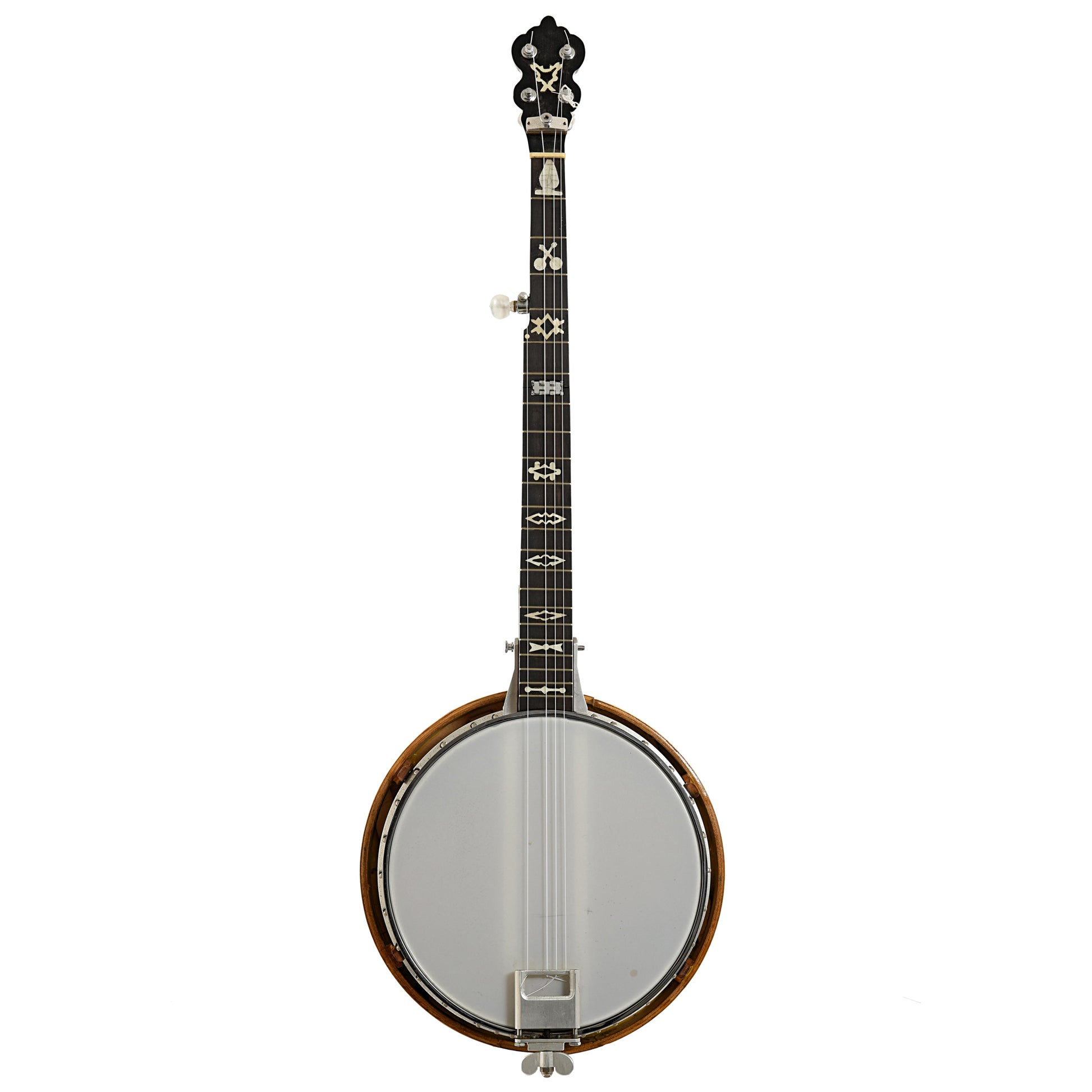 Full front of J.A. Sloan JO2GO Travel / Folding Banjo 