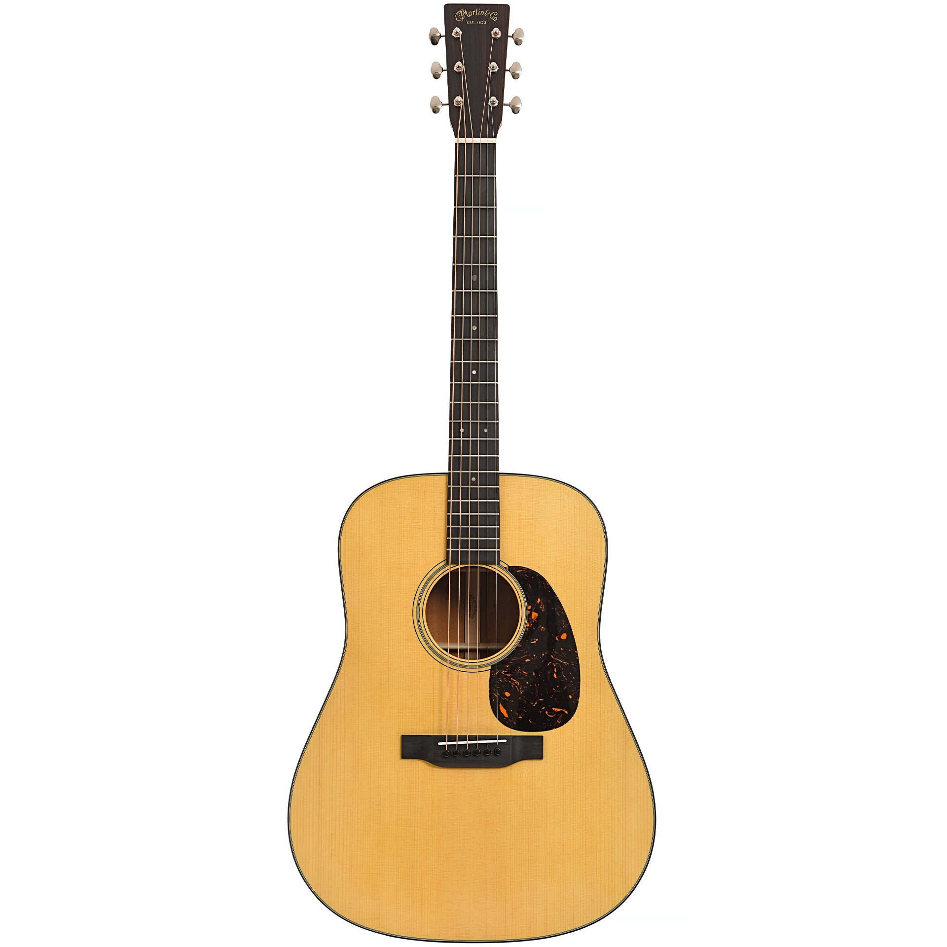 Full front of Martin D-18 Satin Acoustic Guitar